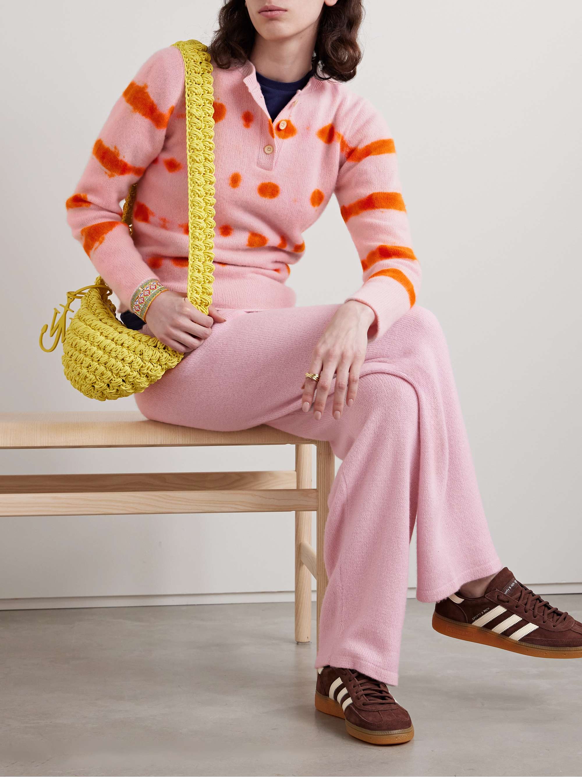 Rave tie-dyed brushed-cashmere sweater view