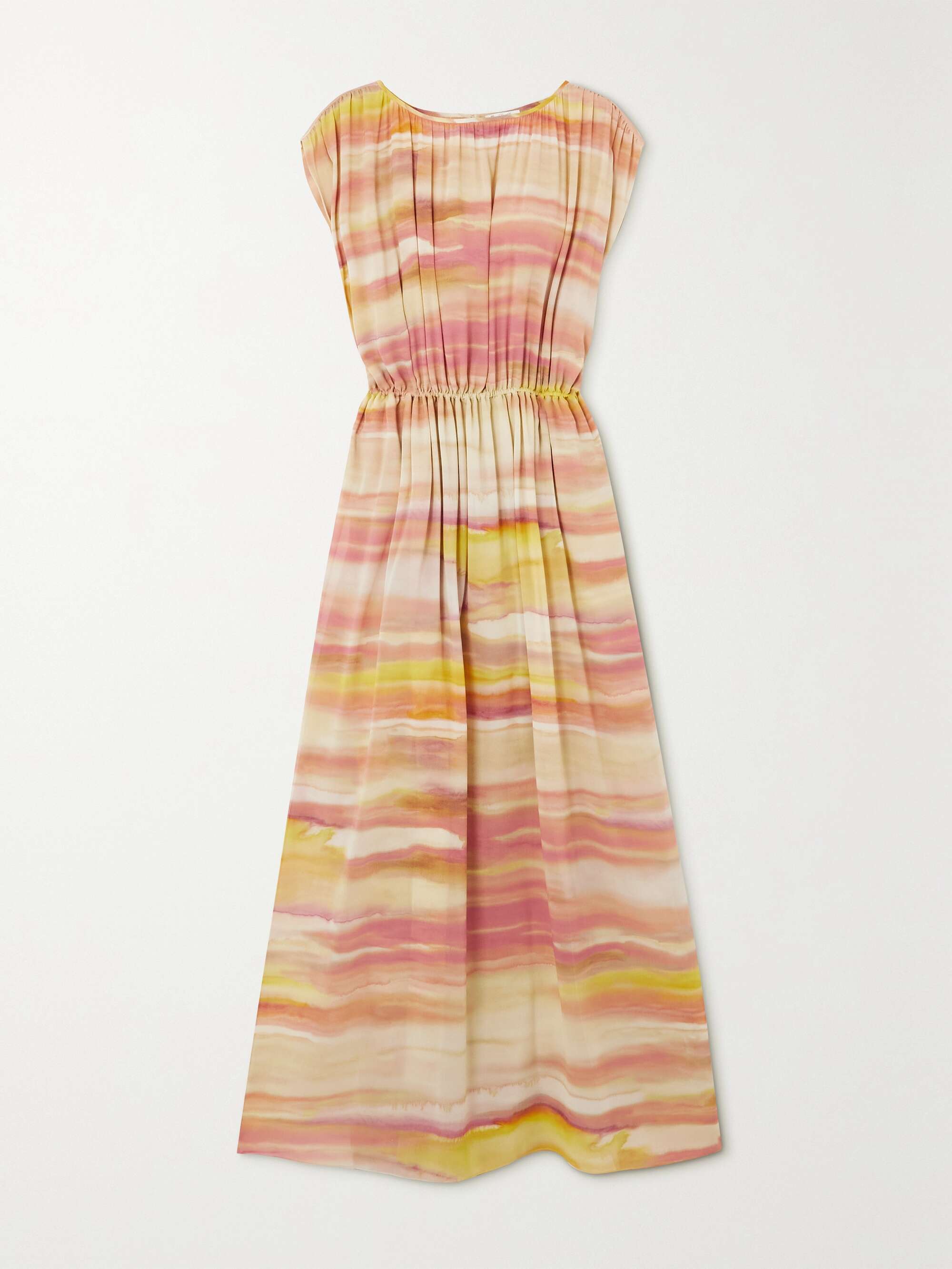 Edwina printed silk-crepe maxi dress hero visual
