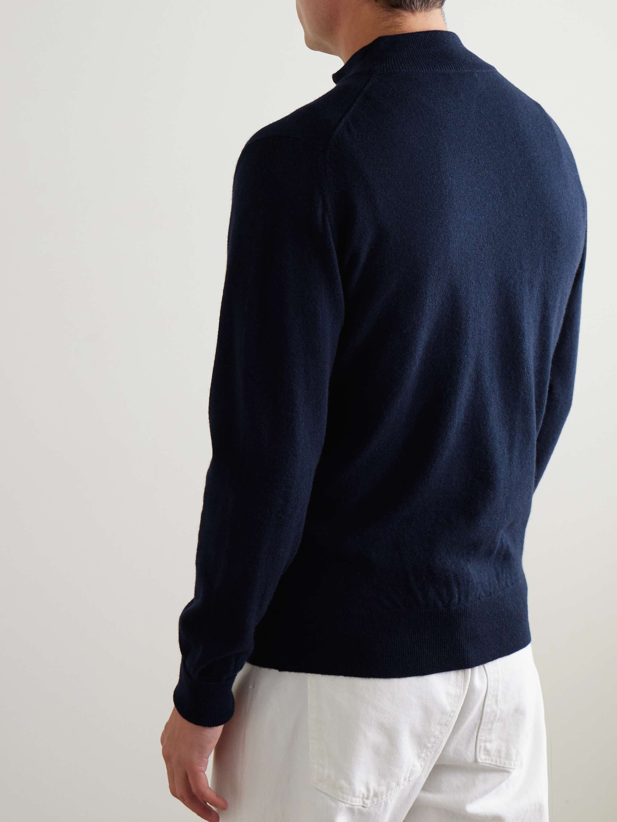 Oxton Cashmere Zip-Up Cardigan view