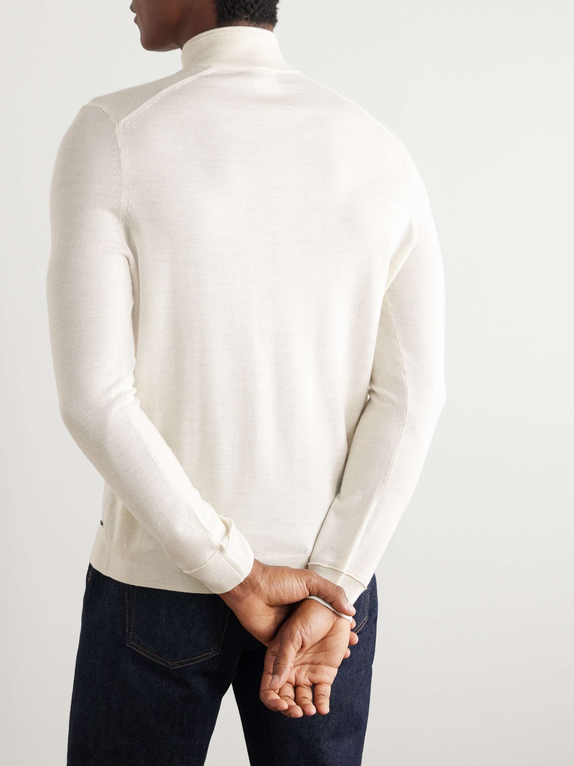 Ouri Virgin Wool Half-Zip Sweater view