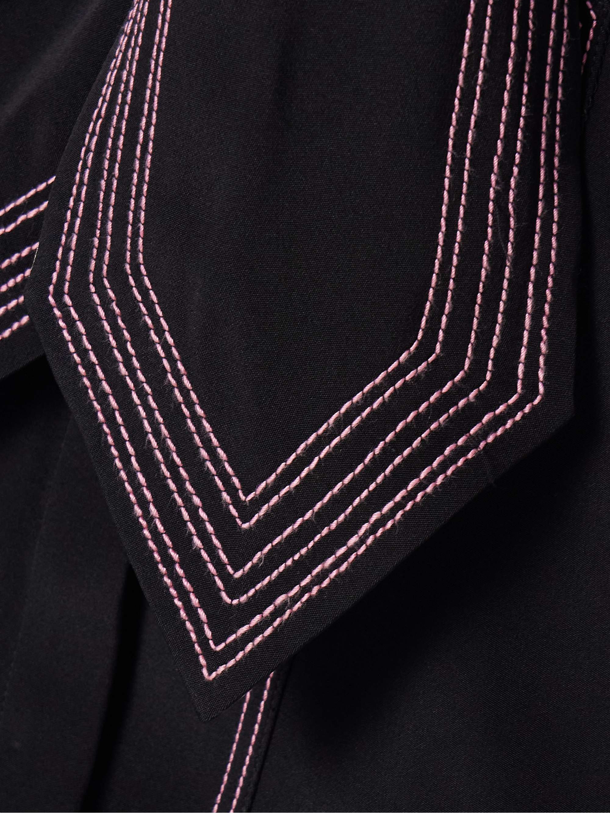 Seafarer tie-neck silk shirt view