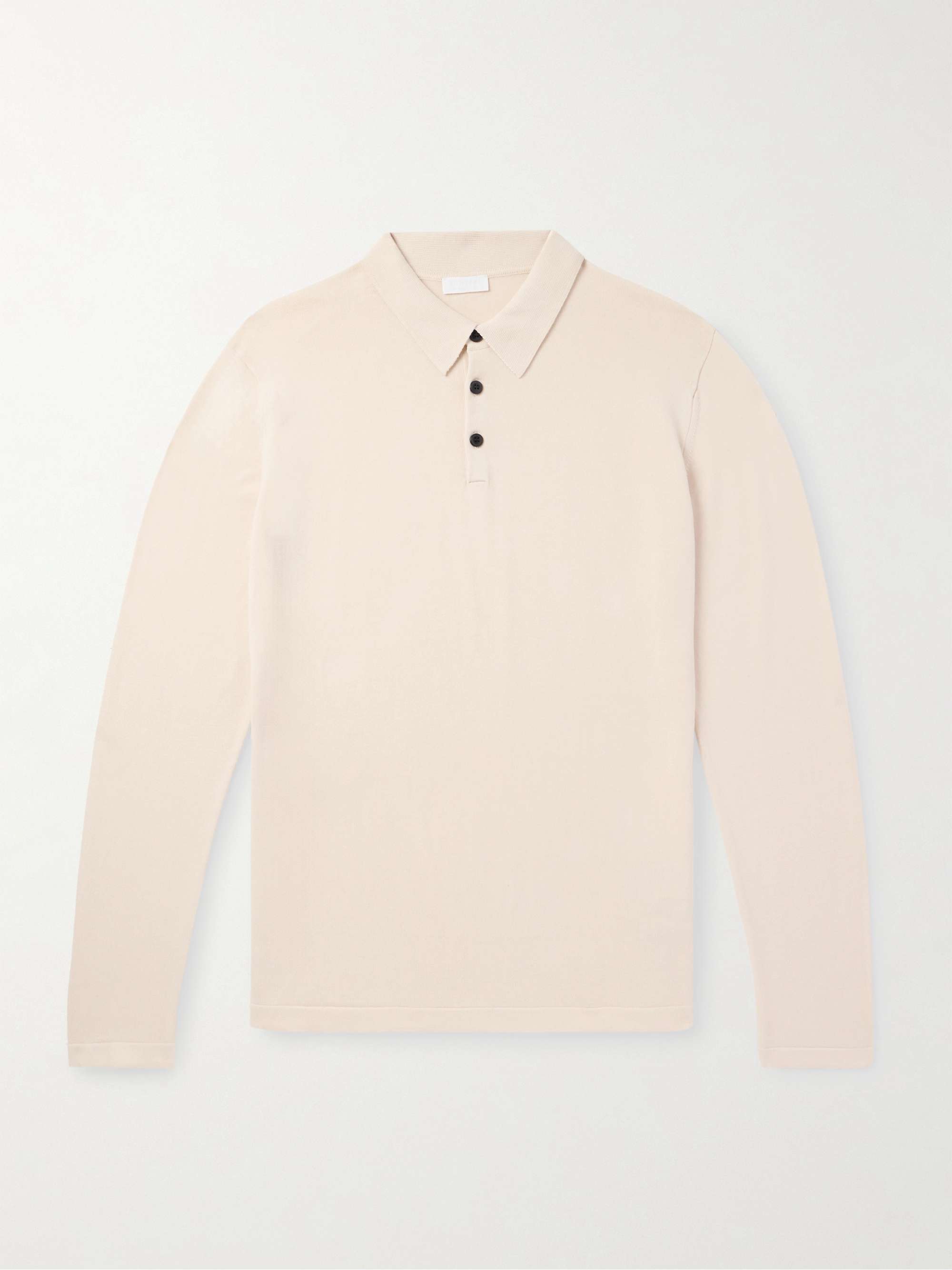 Sea Island Cotton-Jersey Polo Shirt hero visual