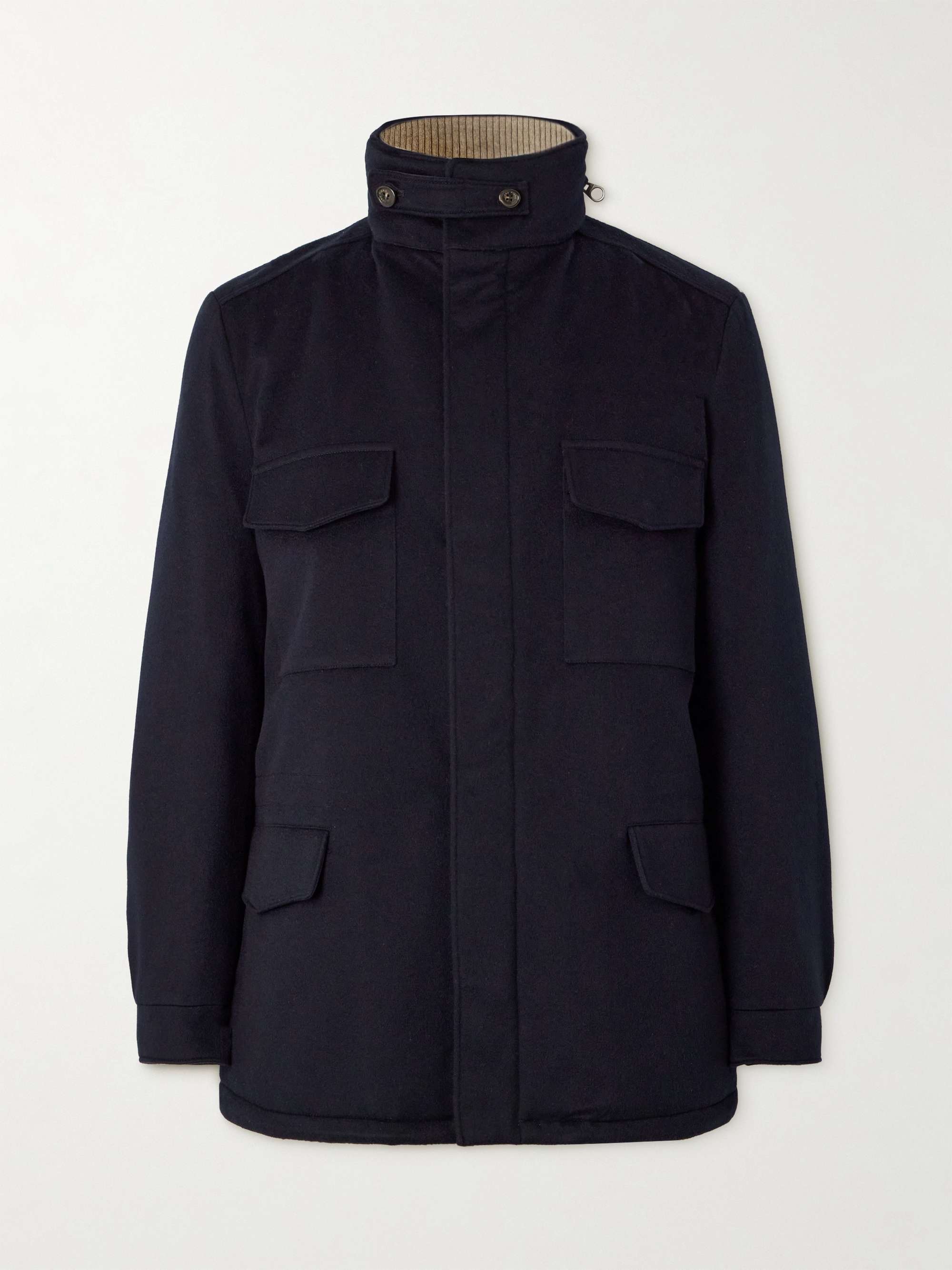 Traveller Storm System® Cashmere Hooded Field Jacket hero visual