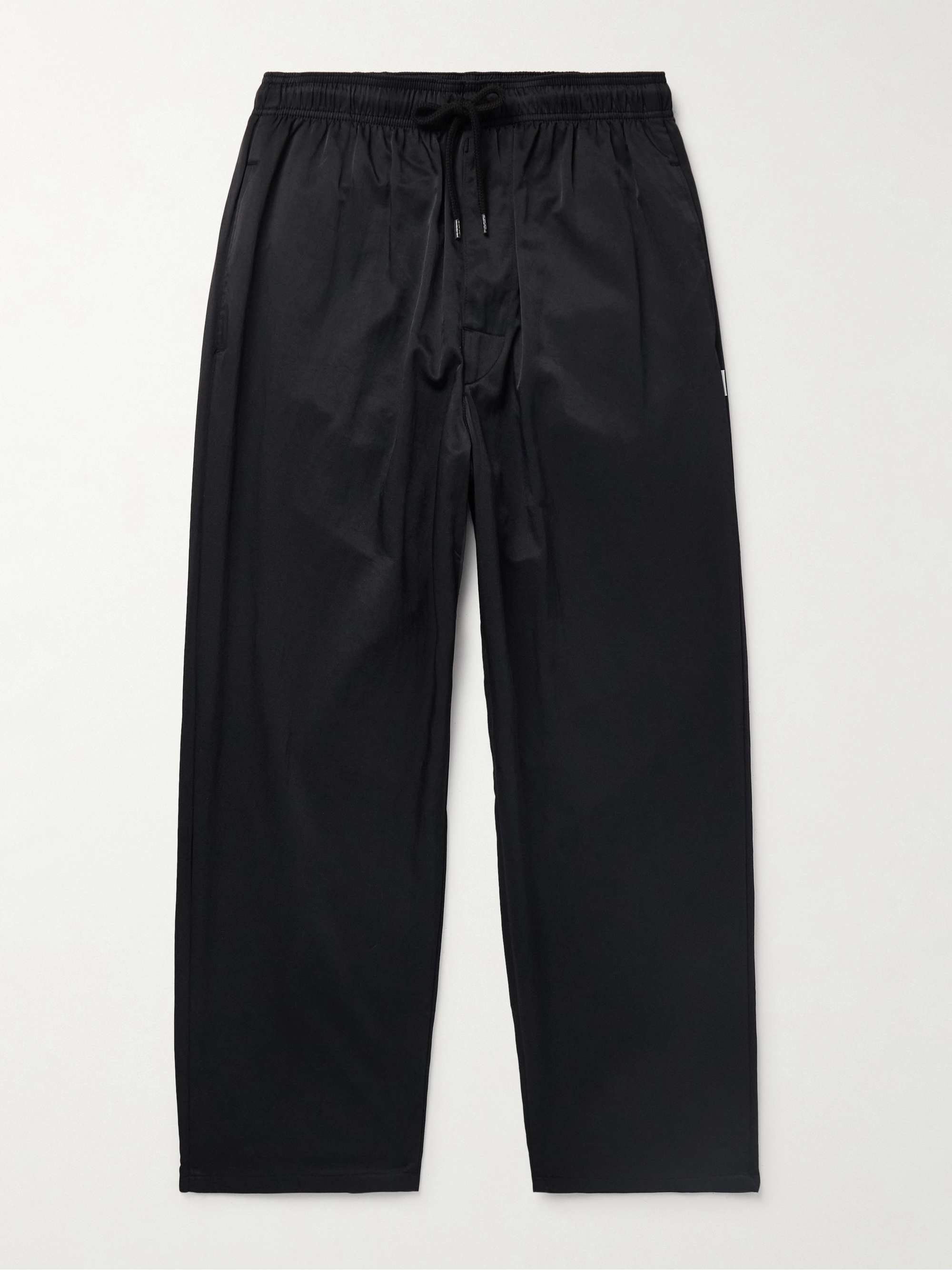 Tapered Nylon Drawstring Trousers hero visual