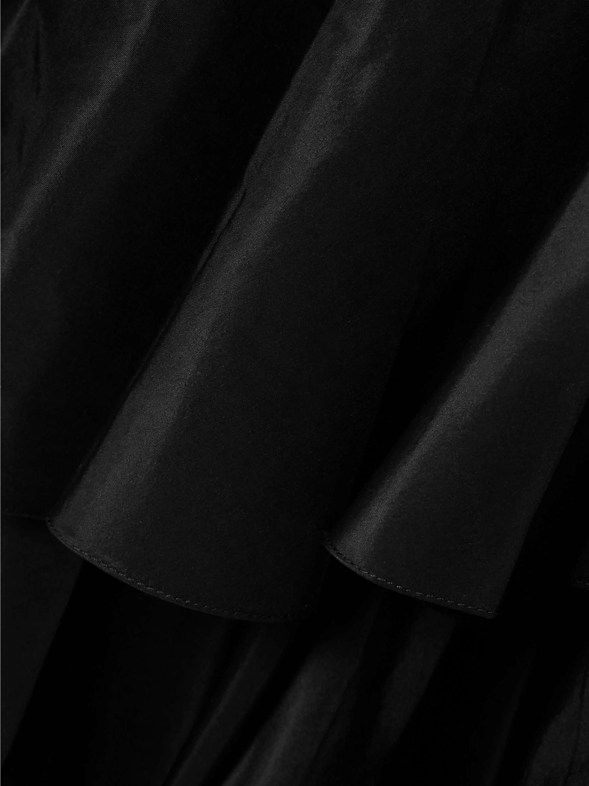 Spirit of Exploration asymmetric ruffled silk maxi skirt view