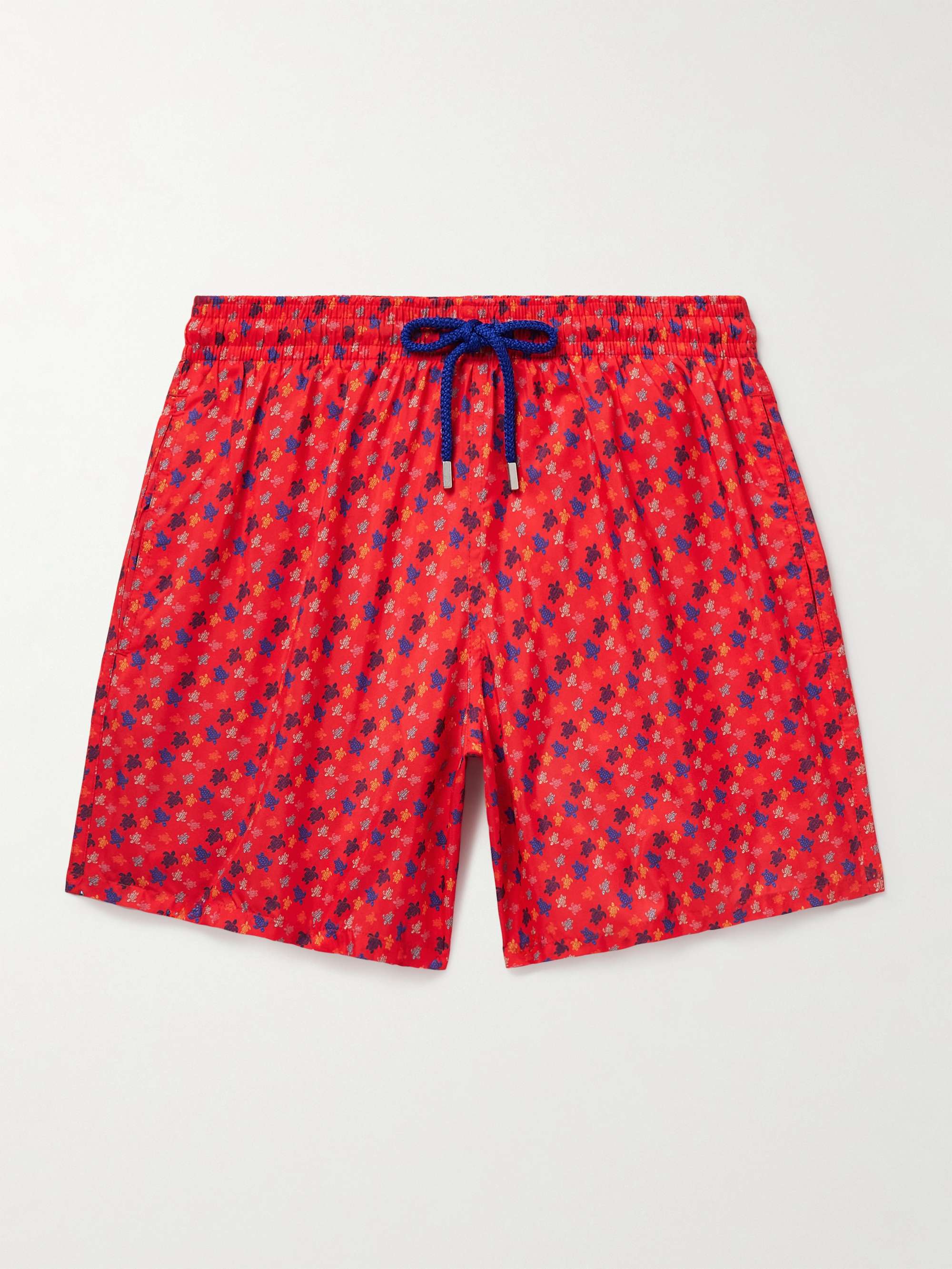 Mahina Straight-Leg Mid-Length Recycled Swim Shorts hero visual