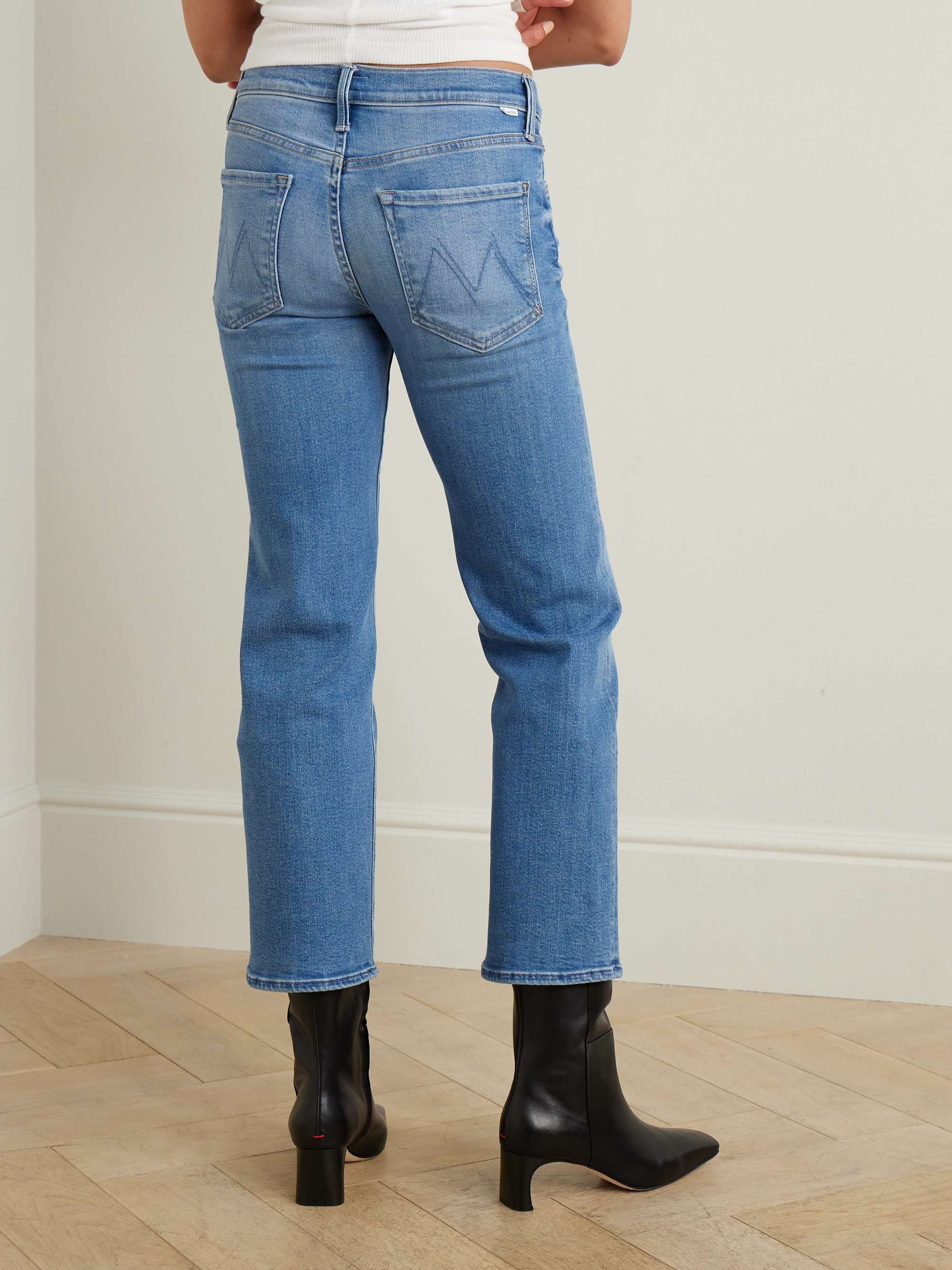 The Rambler Zip mid-rise wide-leg jeans view