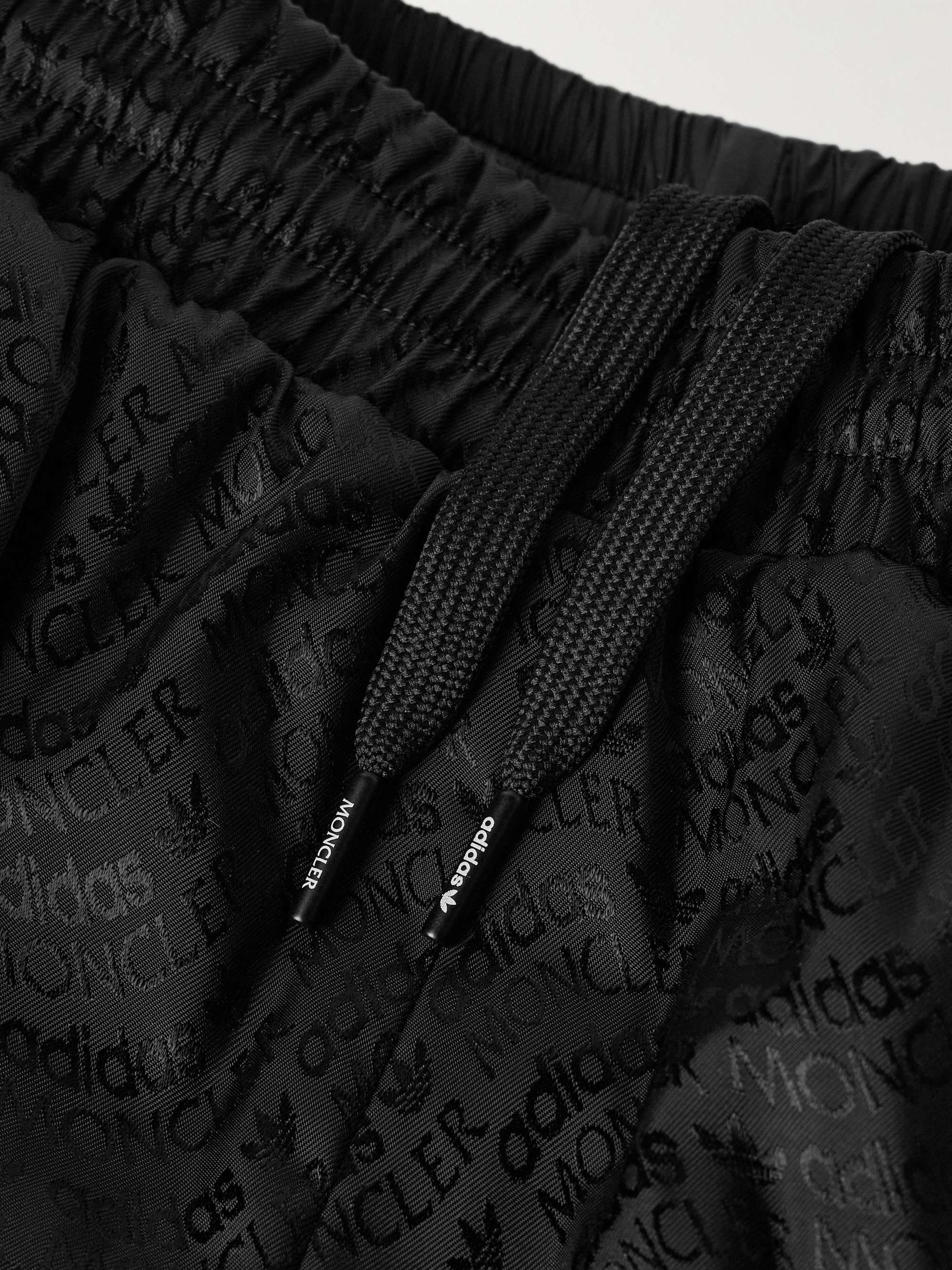 + adidas Originals Straight-Leg Reversible Logo-Jacquard Shell Down Sweatpants view
