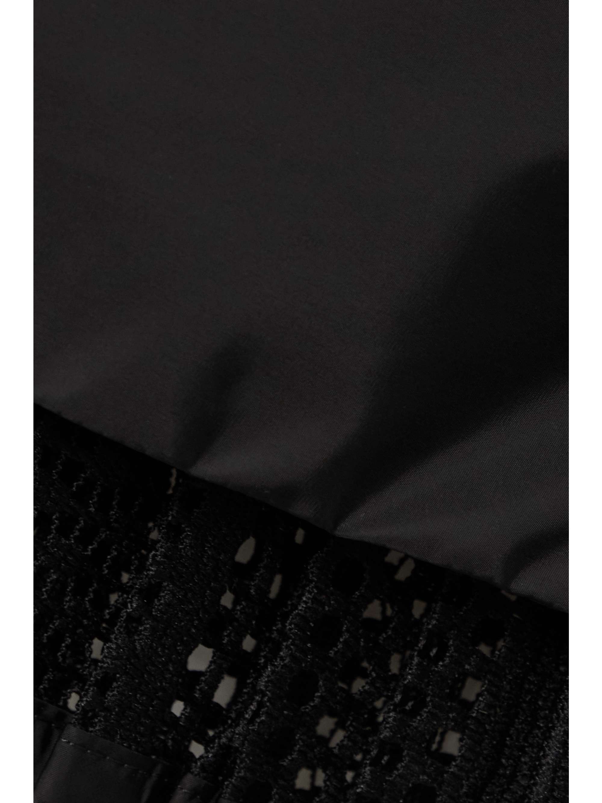 Baaba crocheted lace-trimmed shell parka view