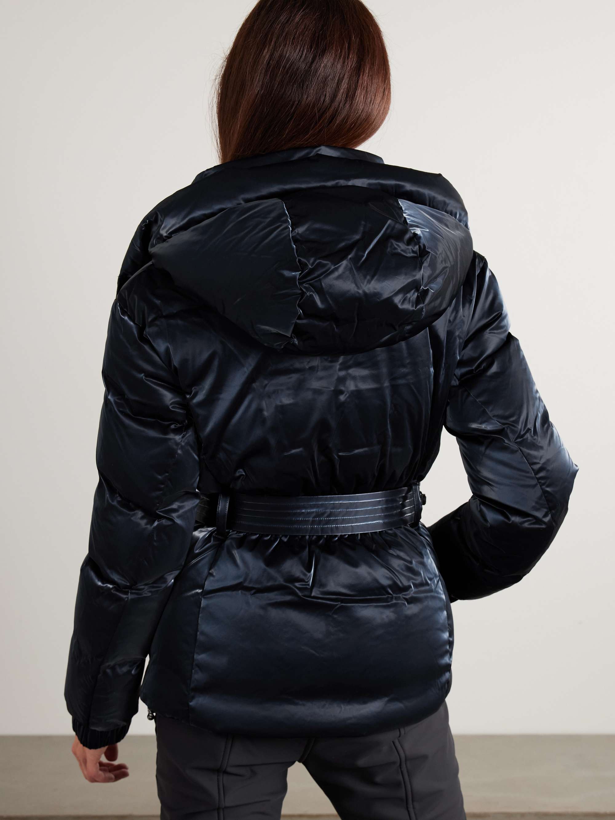+ Johnnie Walker Candice belted quilted down ski jacket view