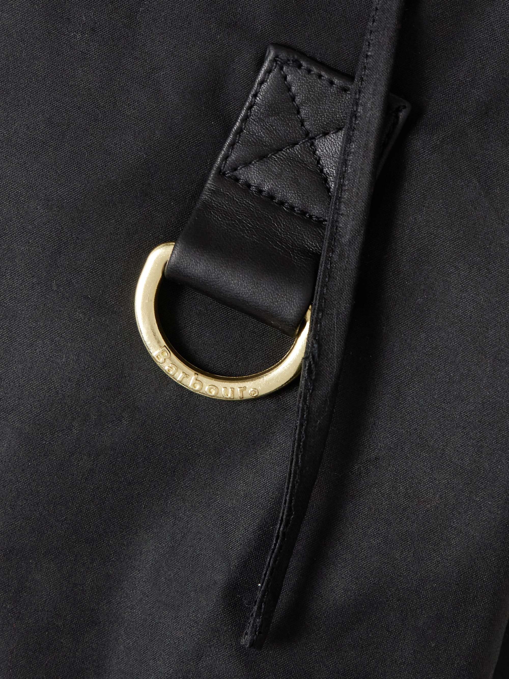 Reighton corduroy-trimmed waxed-cotton jacket view
