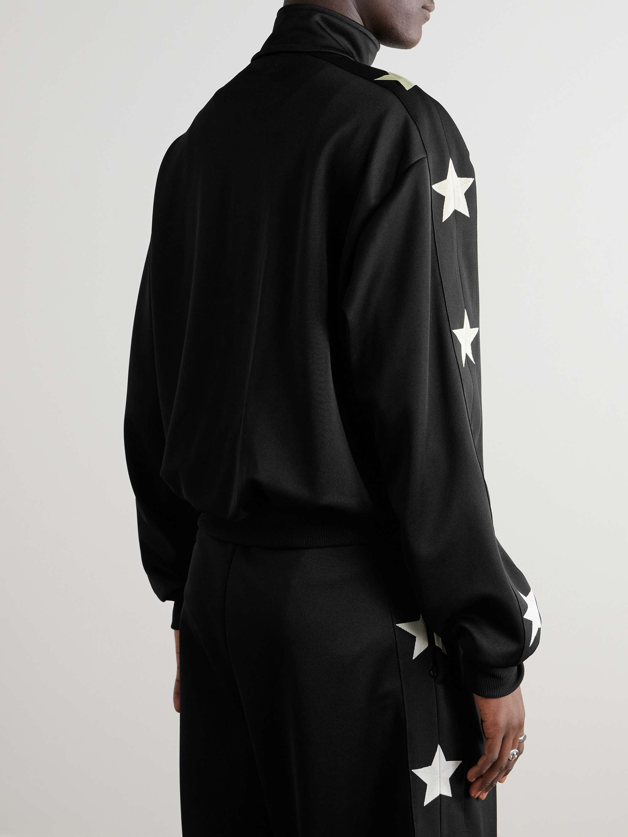 Printed Tech-Jersey Track Jacket view