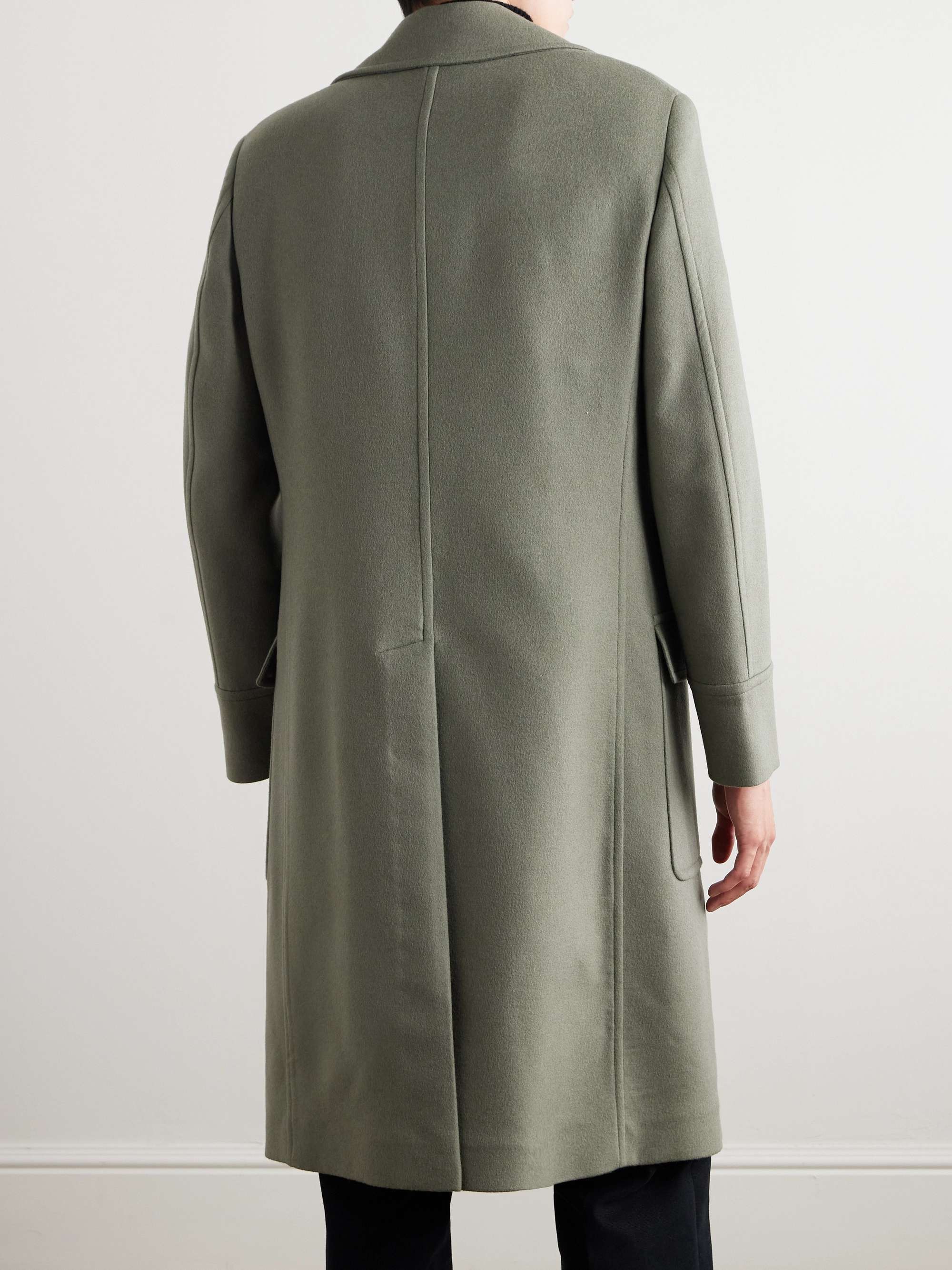 Double-Breasted Wool Coat view