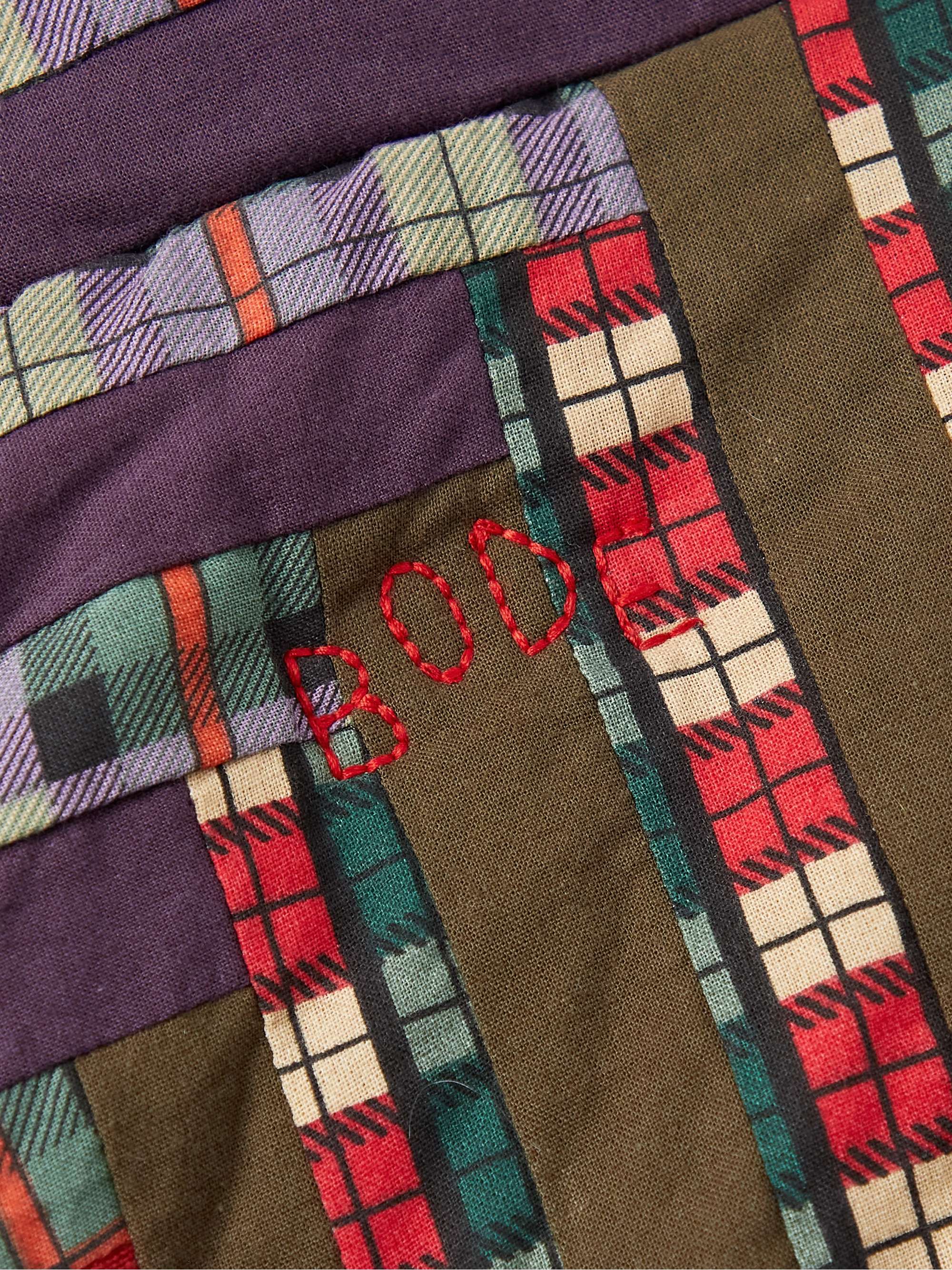 Log Cabin Patchwork Checked Cotton Jacket view