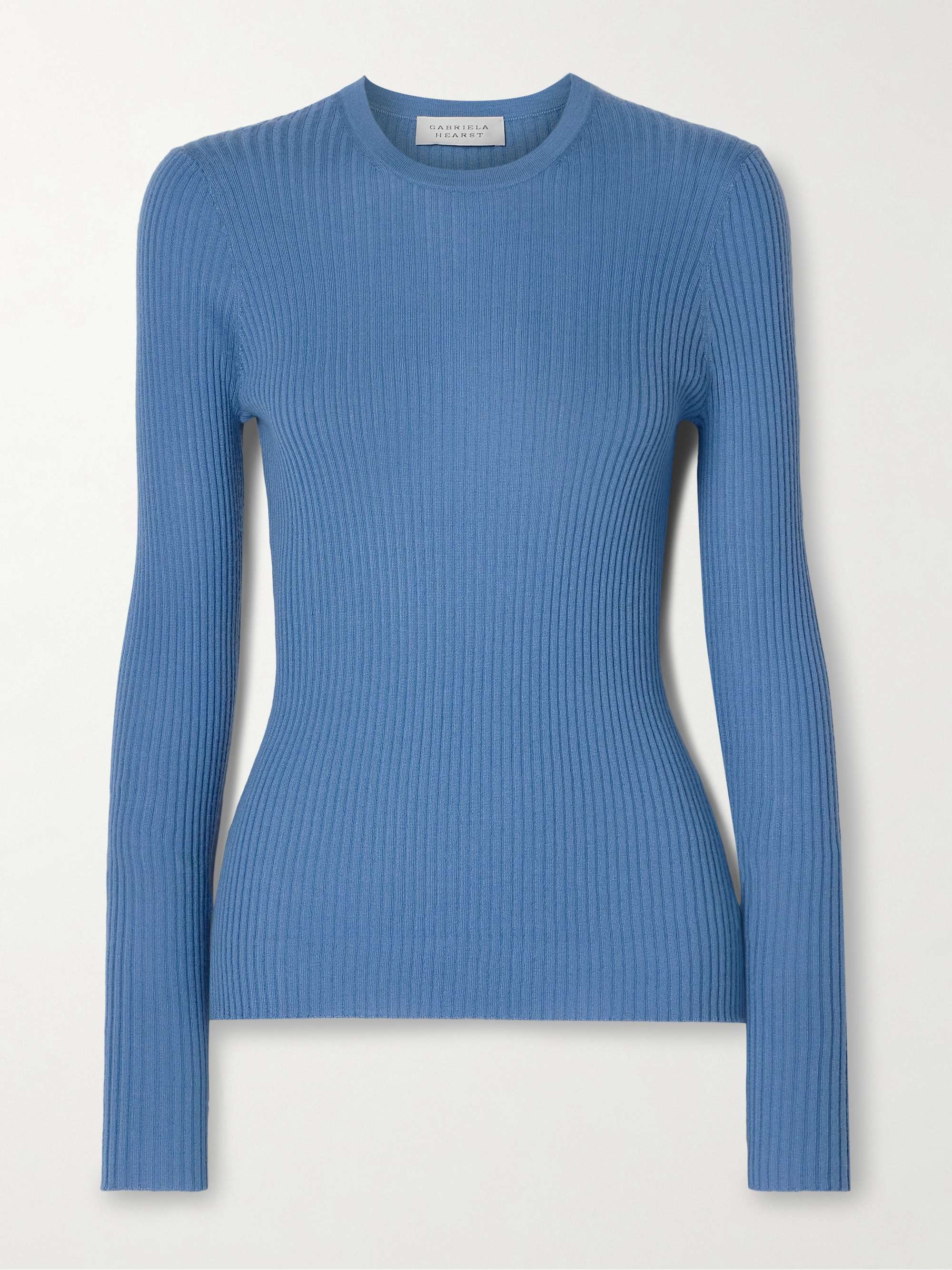 Browning ribbed cashmere and silk-blend top hero visual