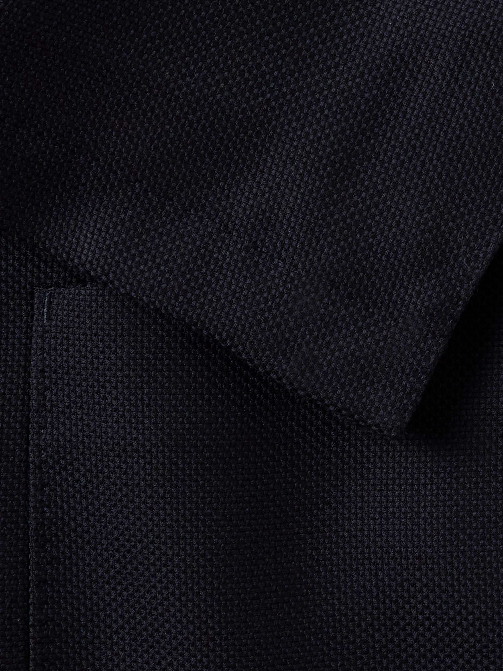 Slim-Fit Wool-Piqué Blazer view