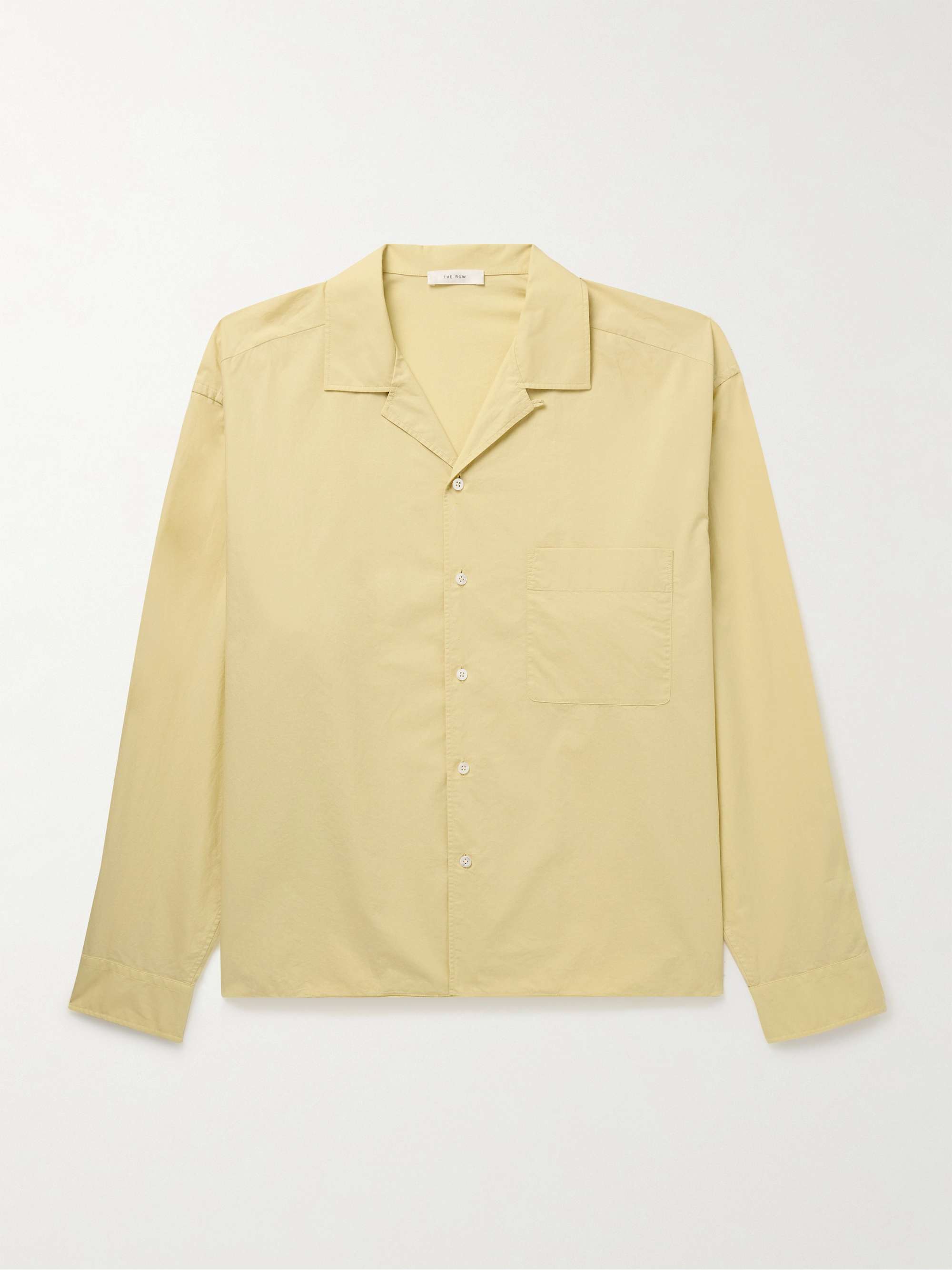 Elijas Convertible-Collar Cotton-Poplin Shirt hero visual