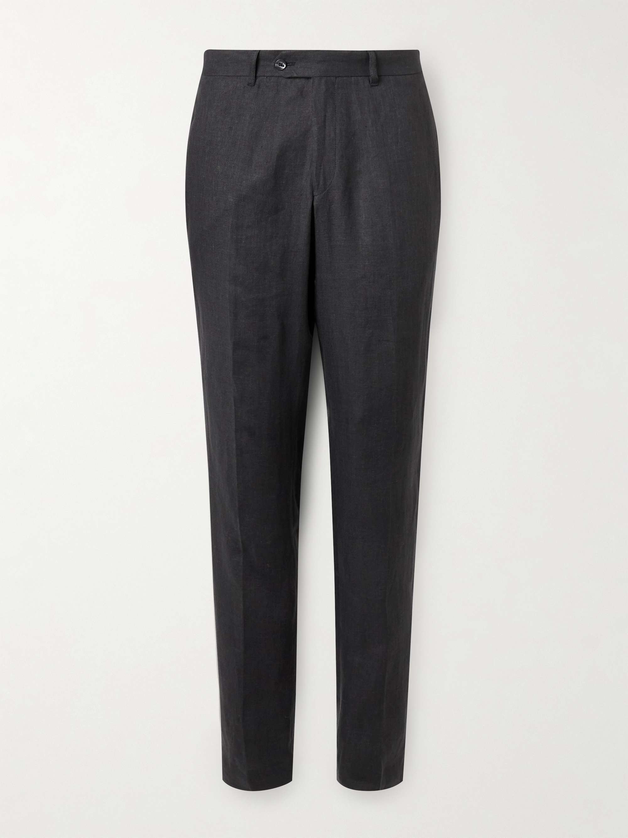 Affonso Tapered Linen Suit Trousers hero visual
