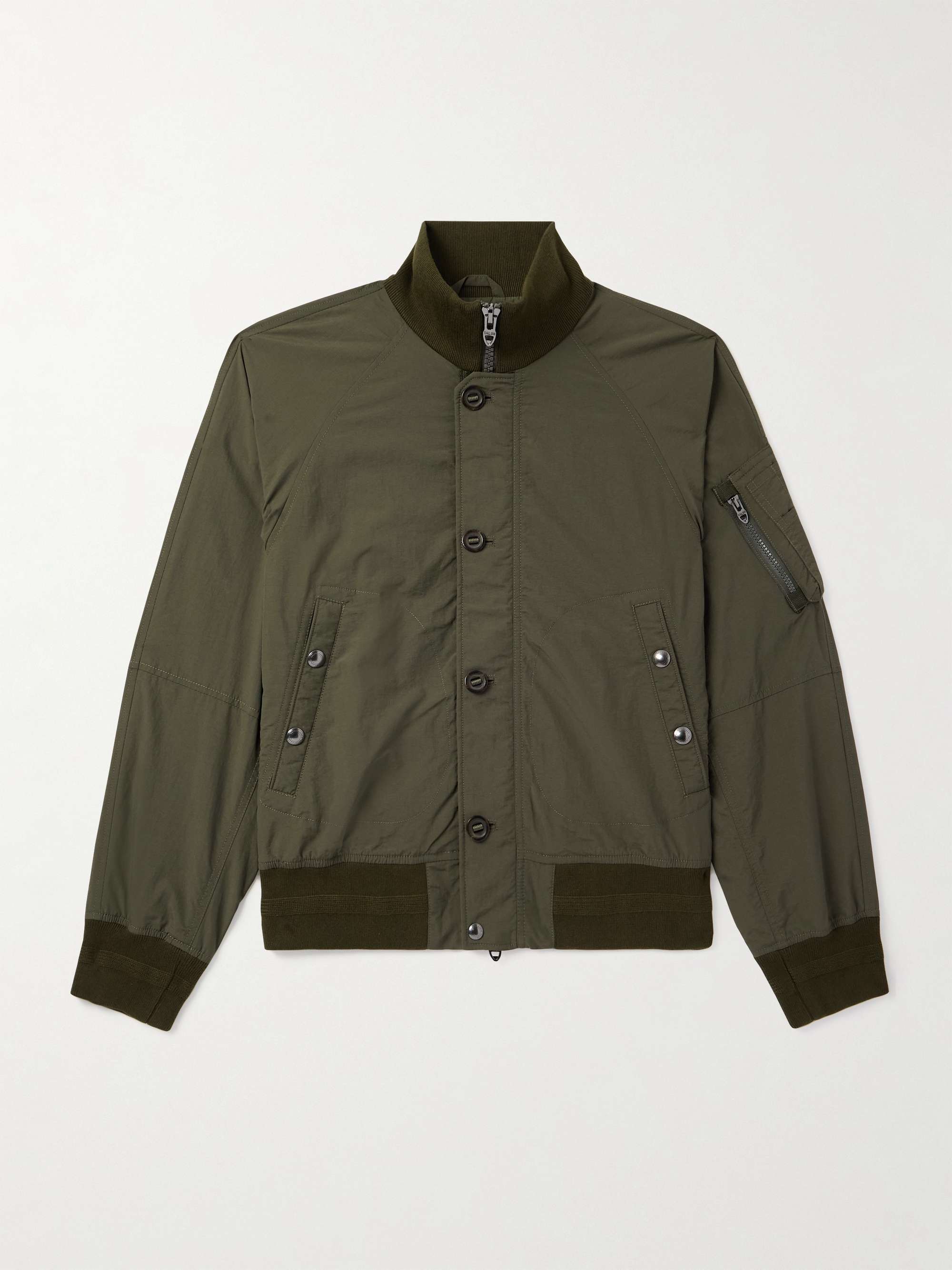 Recycled-Shell Bomber Jacket hero visual