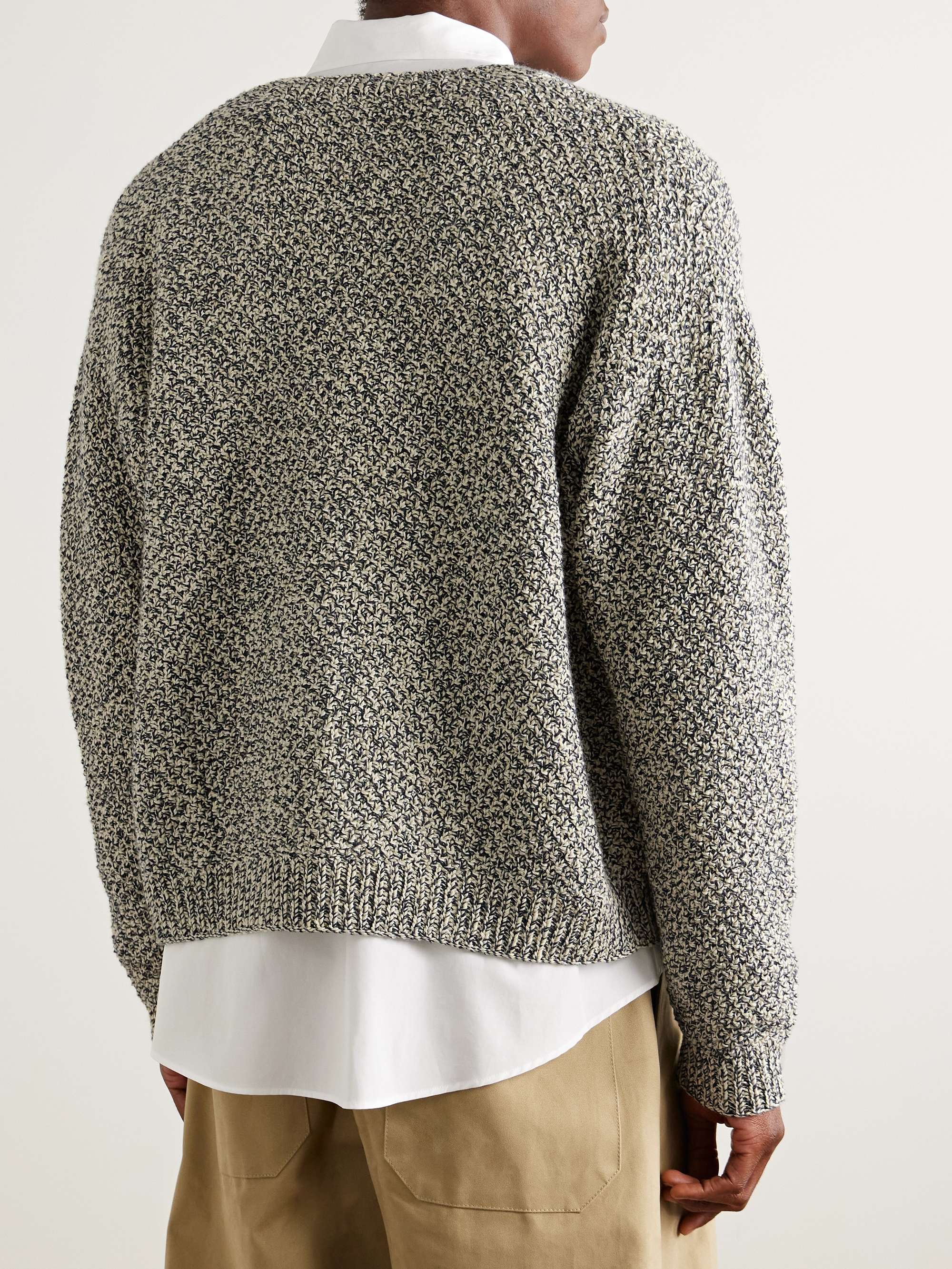 Cotton and Cashmere-Blend Cardigan view