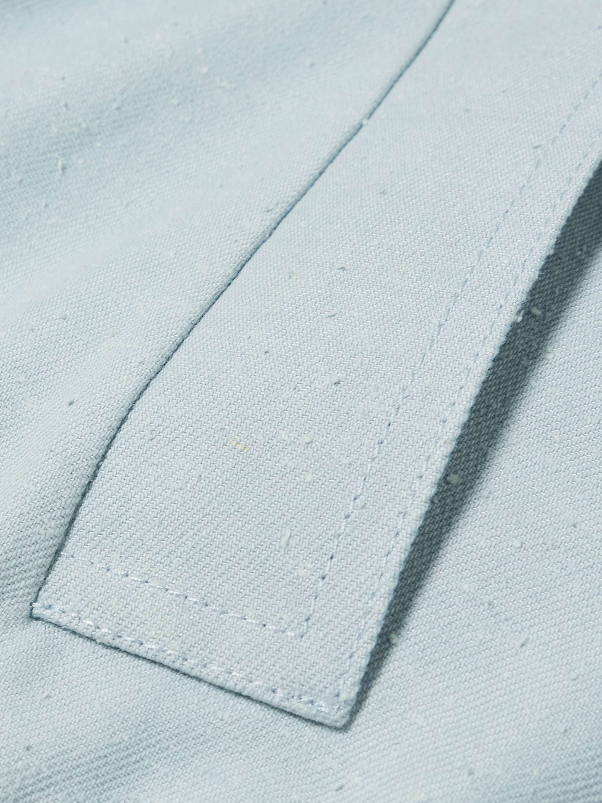 Bago cropped textured cotton-blend twill jacket view
