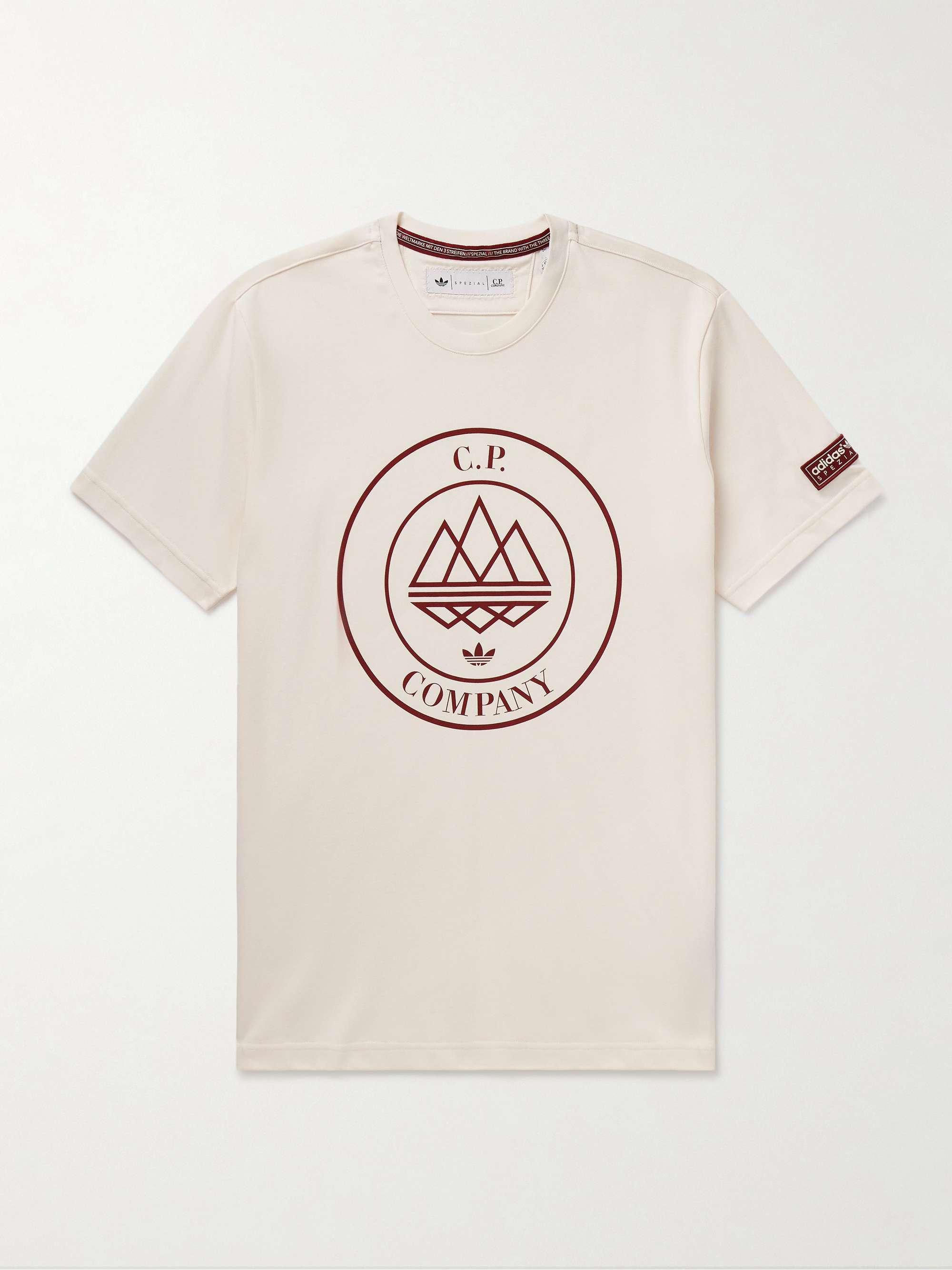 + C.P. Company Spezial Logo-Print Appliquéd Organic Cotton-Jersey T-Shirt hero visual