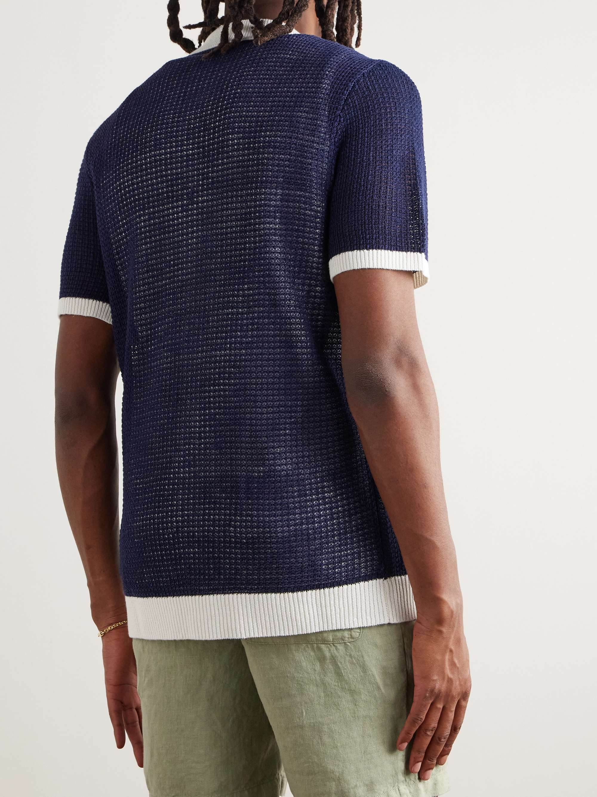 Two-Tone Linen Shirt view