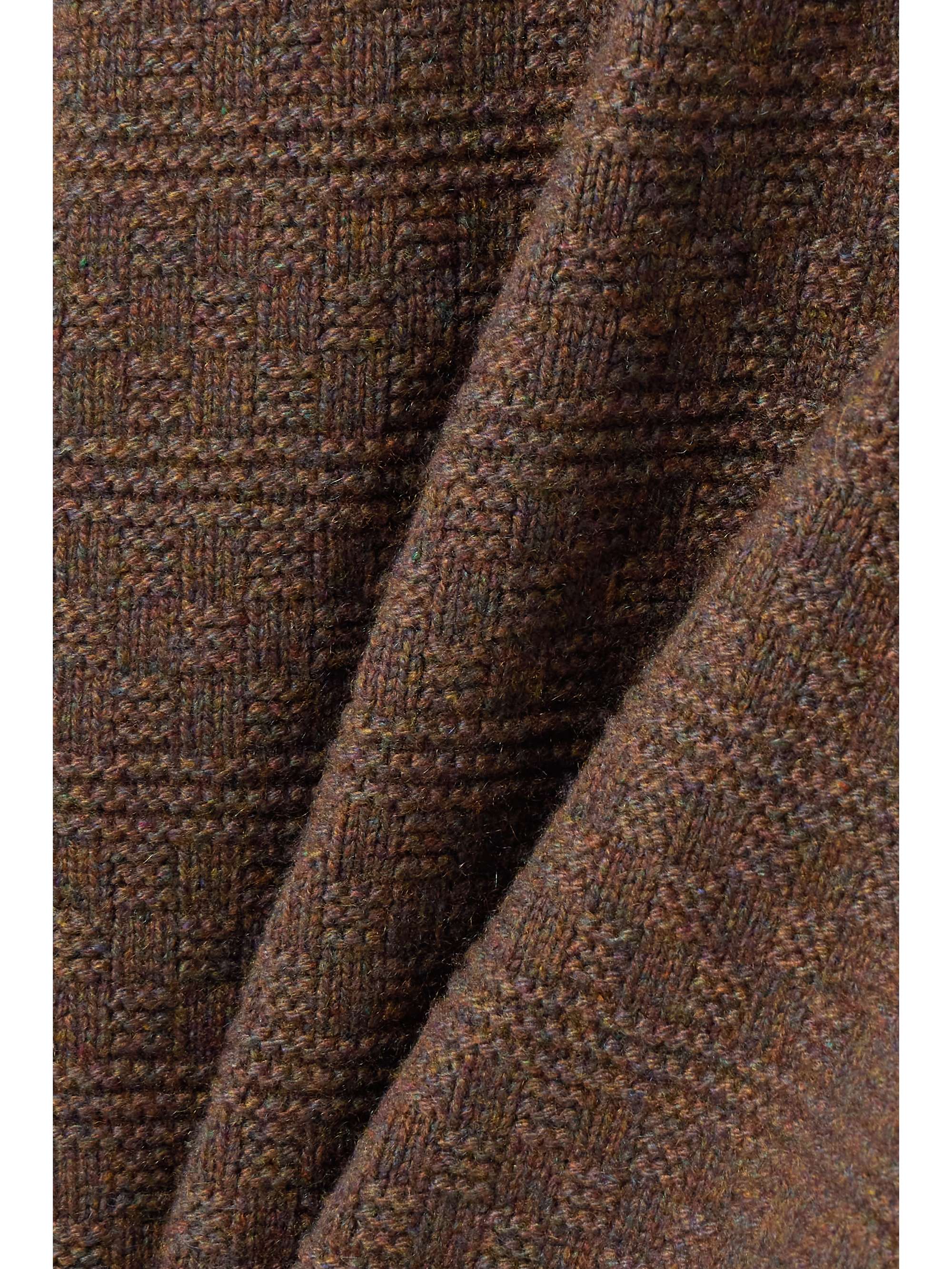 New Plymouth cashmere jacquard-knit turtleneck sweater view