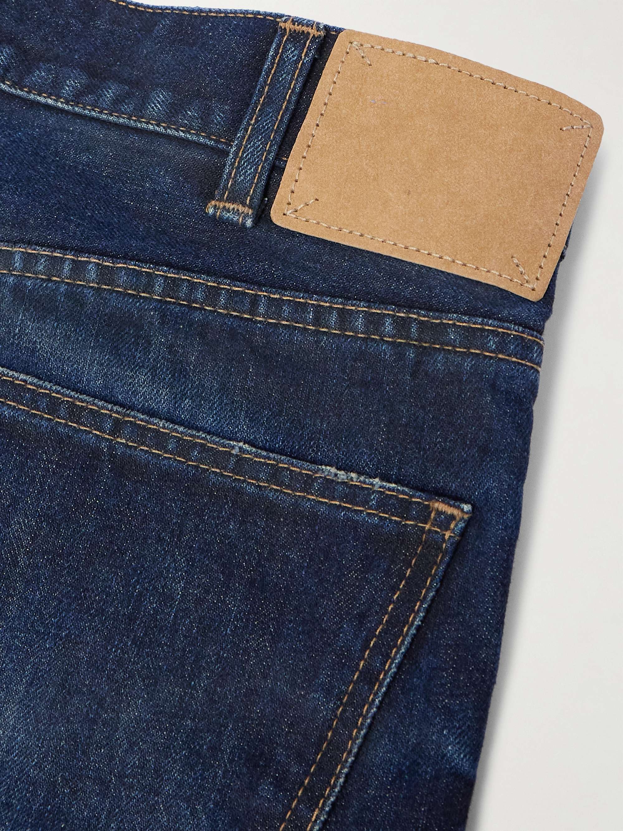 Lou Slim-Fit Distressed Jeans view