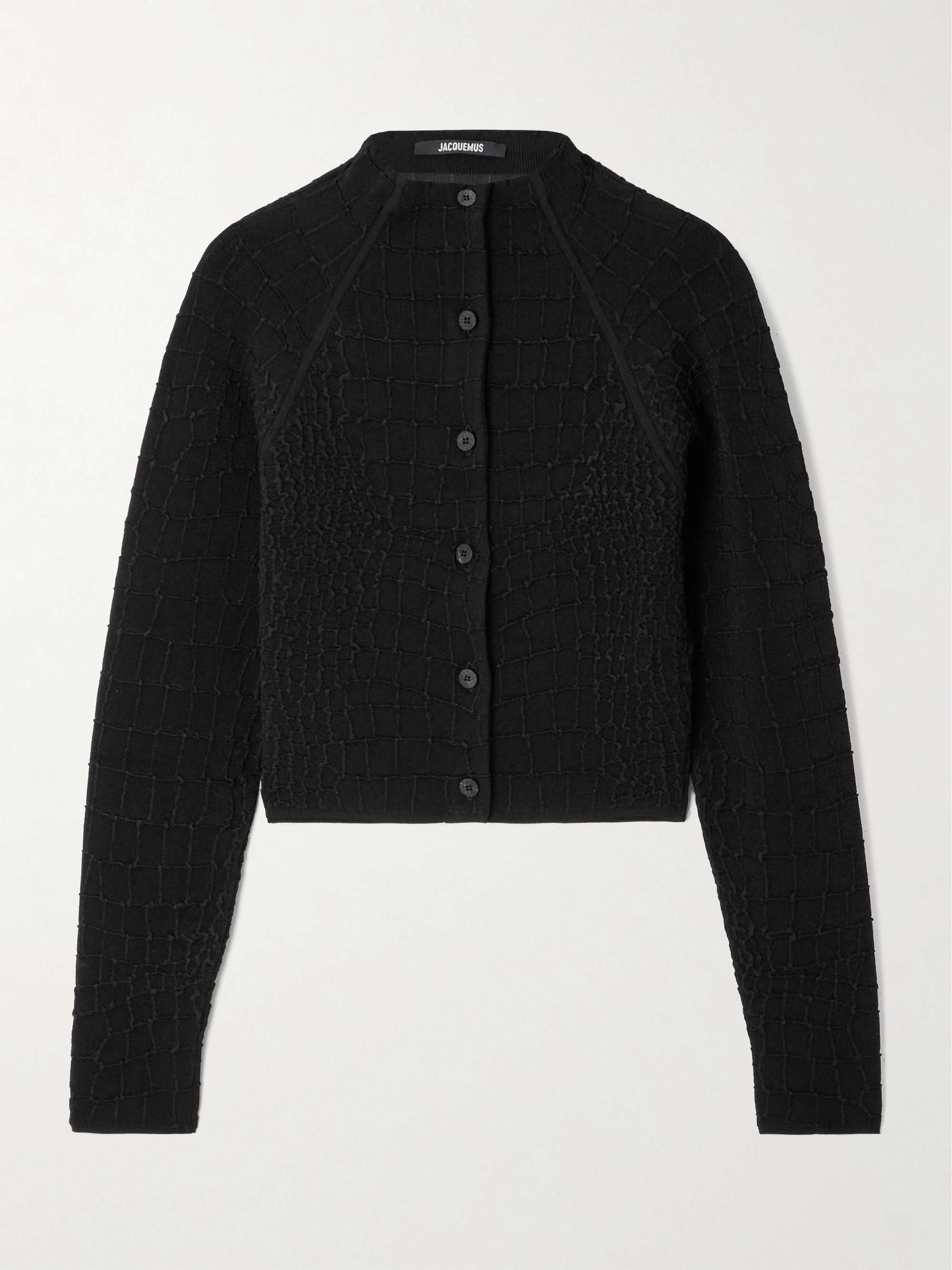 Scala jacquard-knit cardigan hero visual