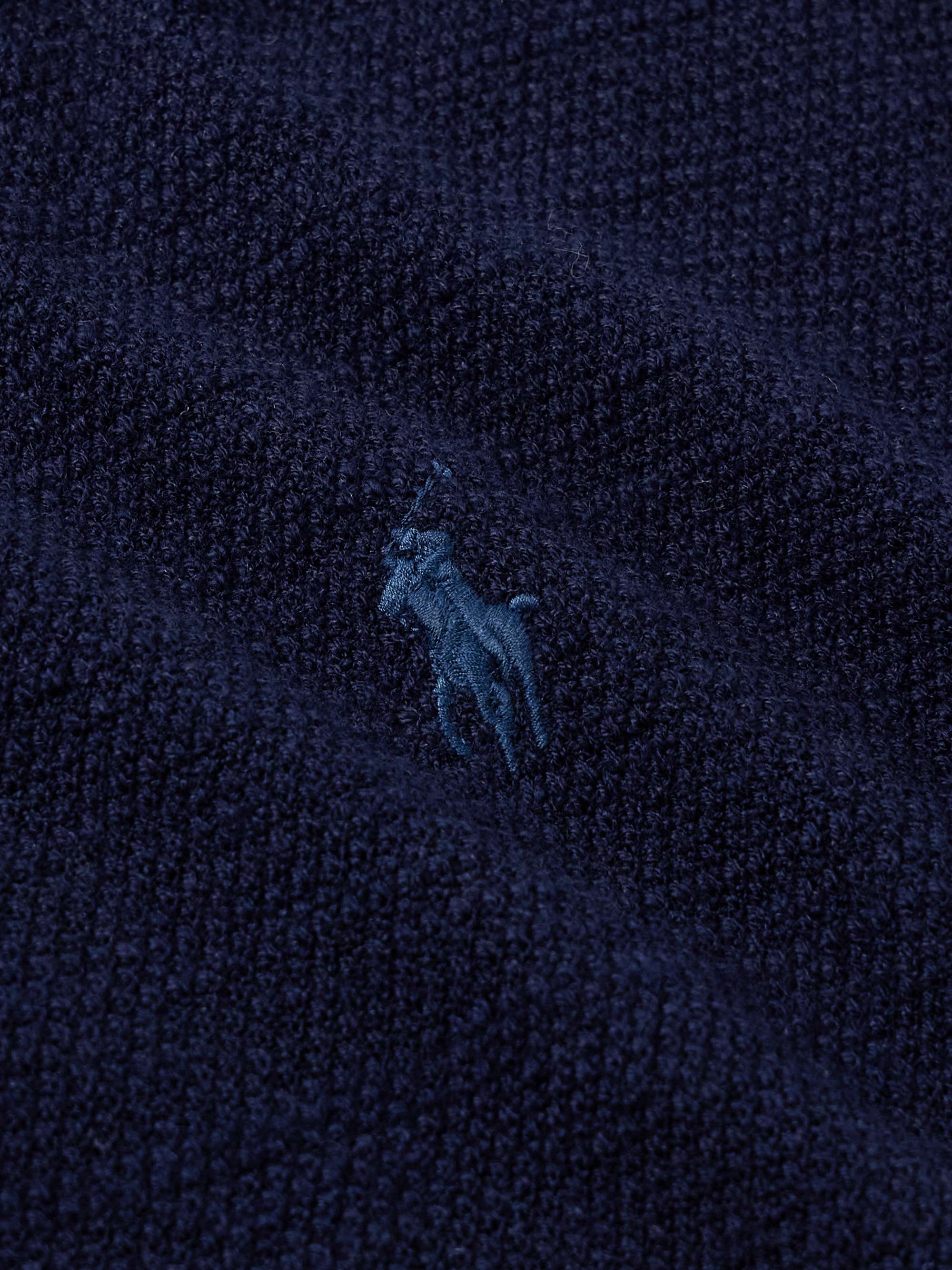 Johnny Cotton and Linen-Blend Piqué Polo Shirt view