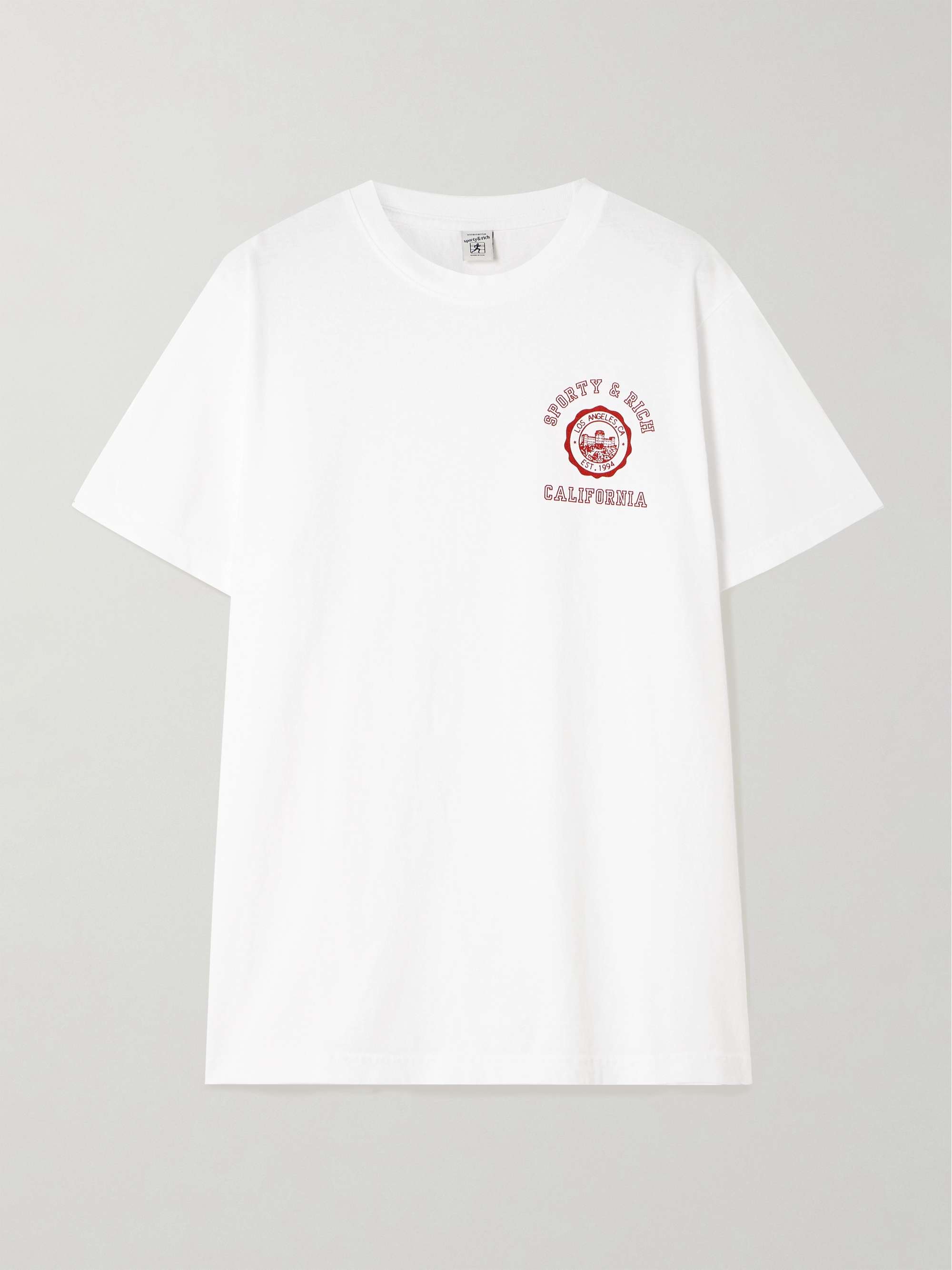 California printed cotton-jersey T-shirt hero visual