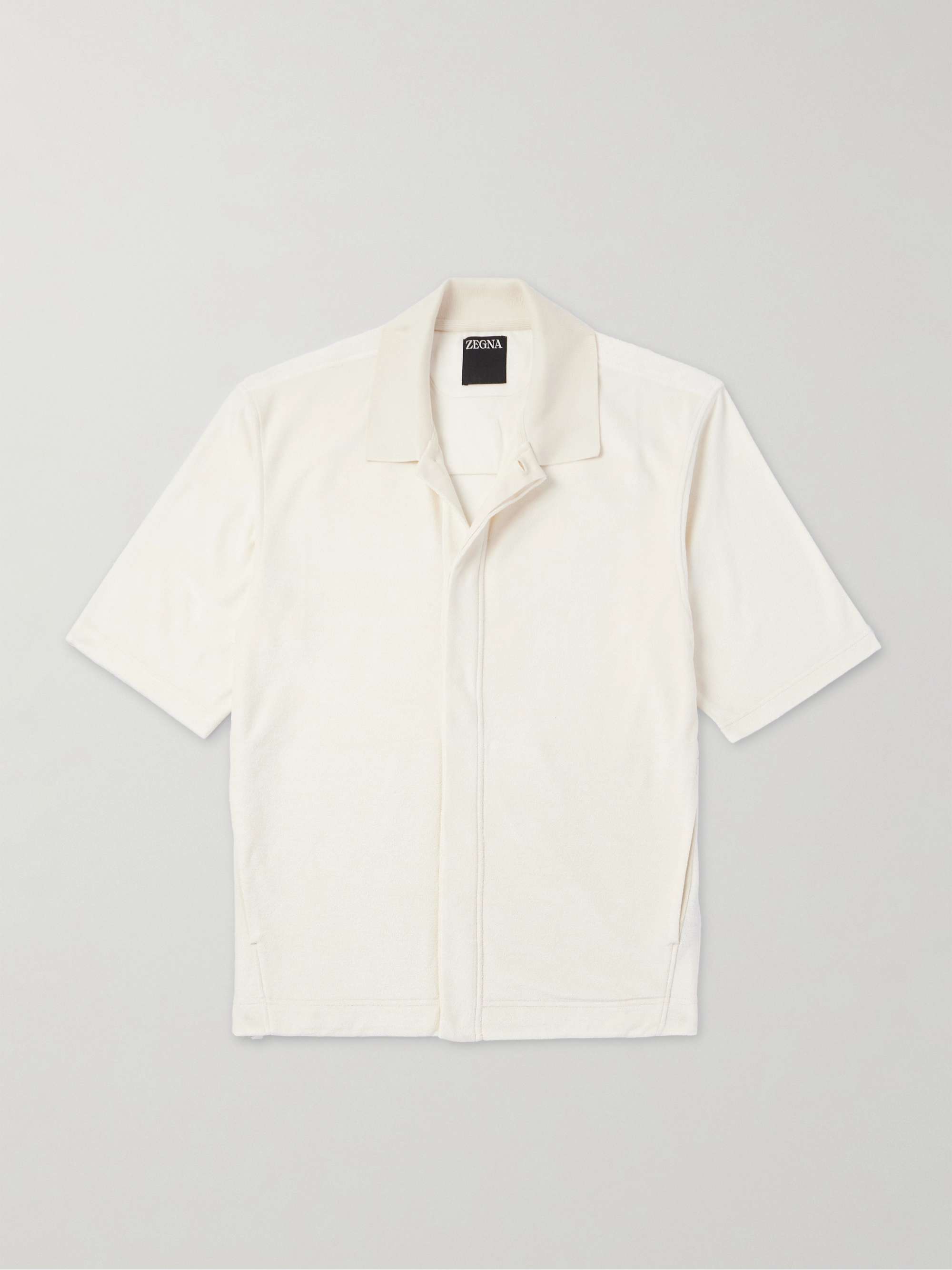 Cotton and Silk-Blend Terry Shirt hero visual