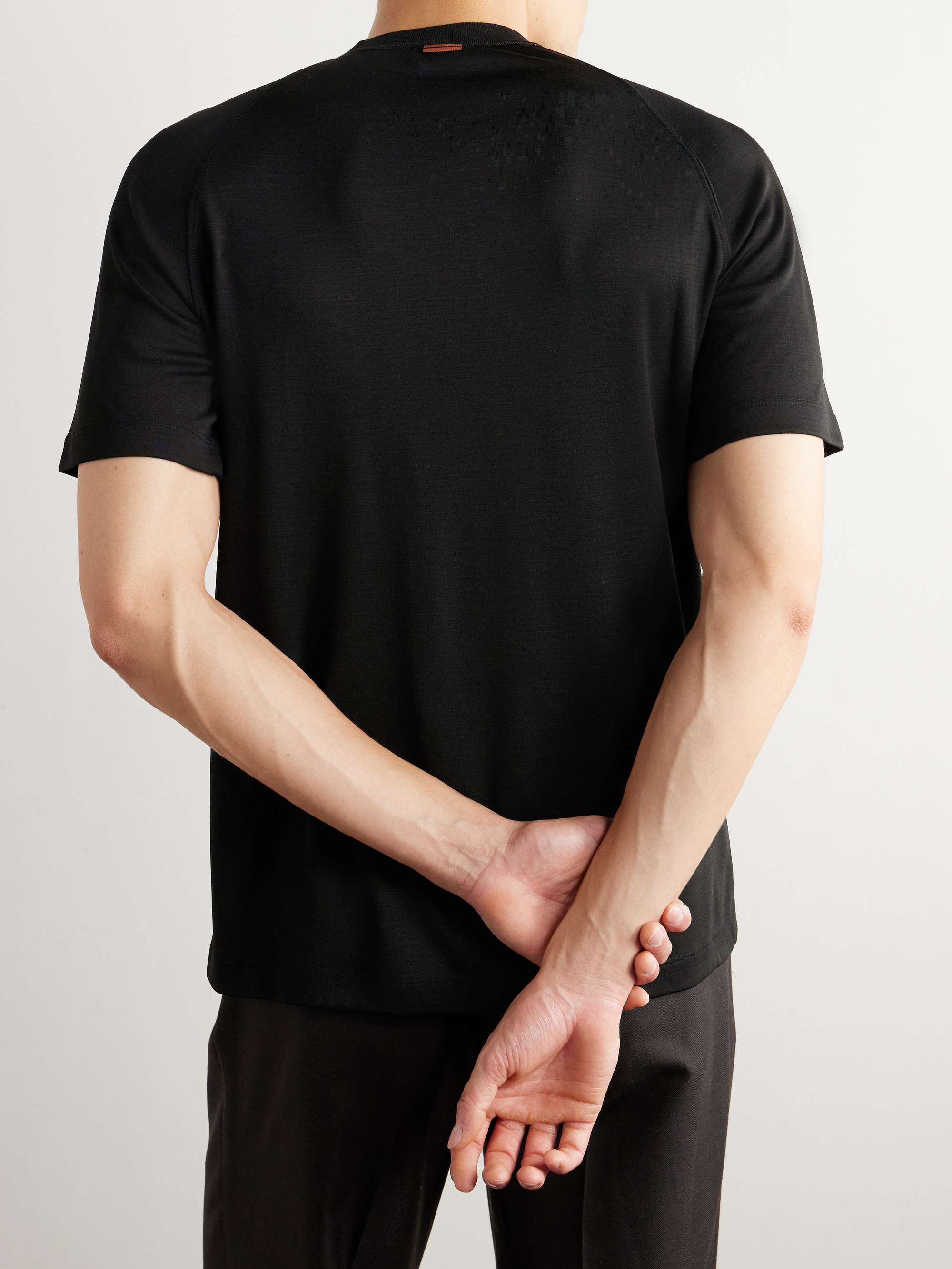 High Performance™ Wool-Jersey T-Shirt view