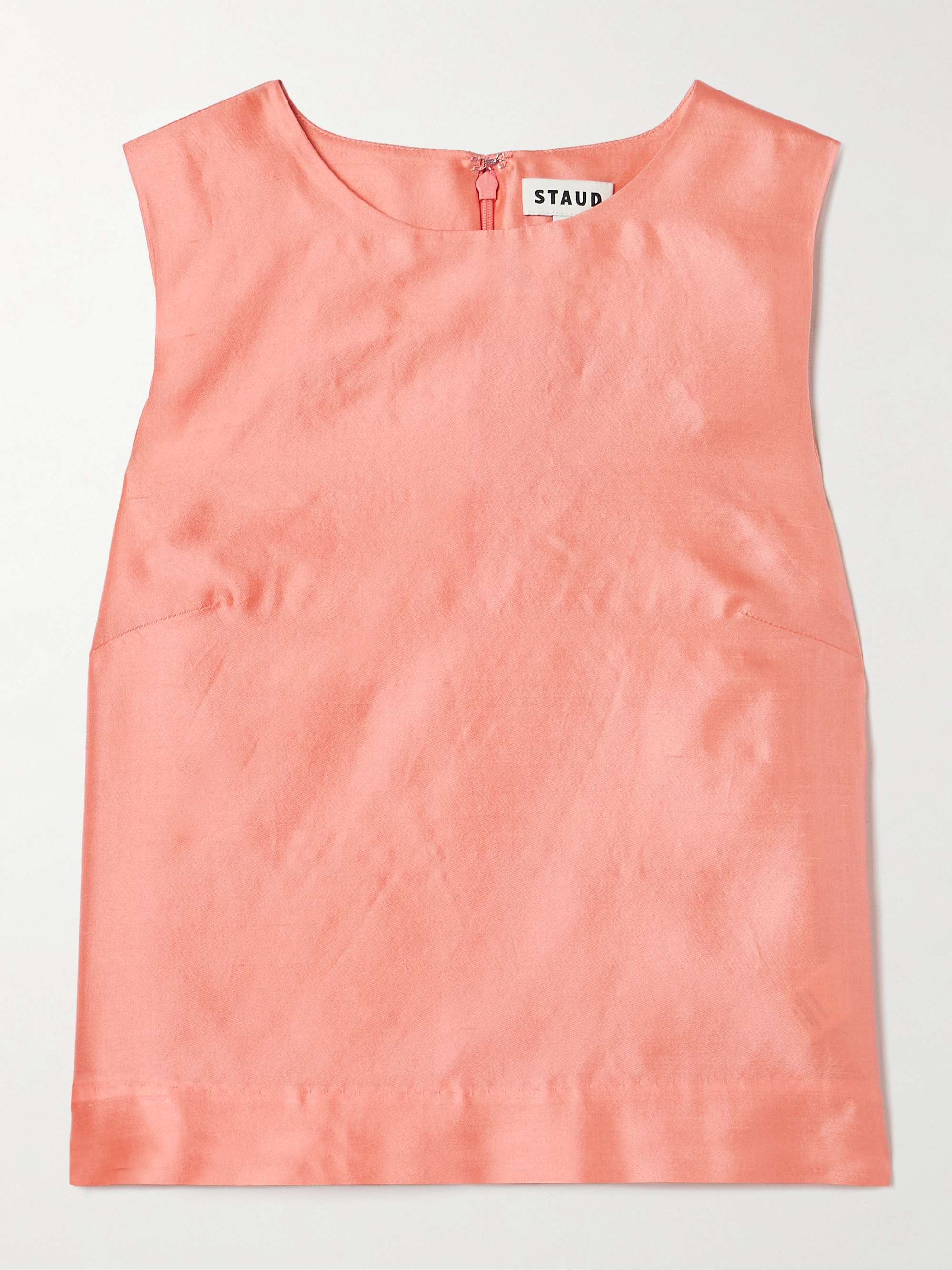 Cassia silk-dupioni top hero visual