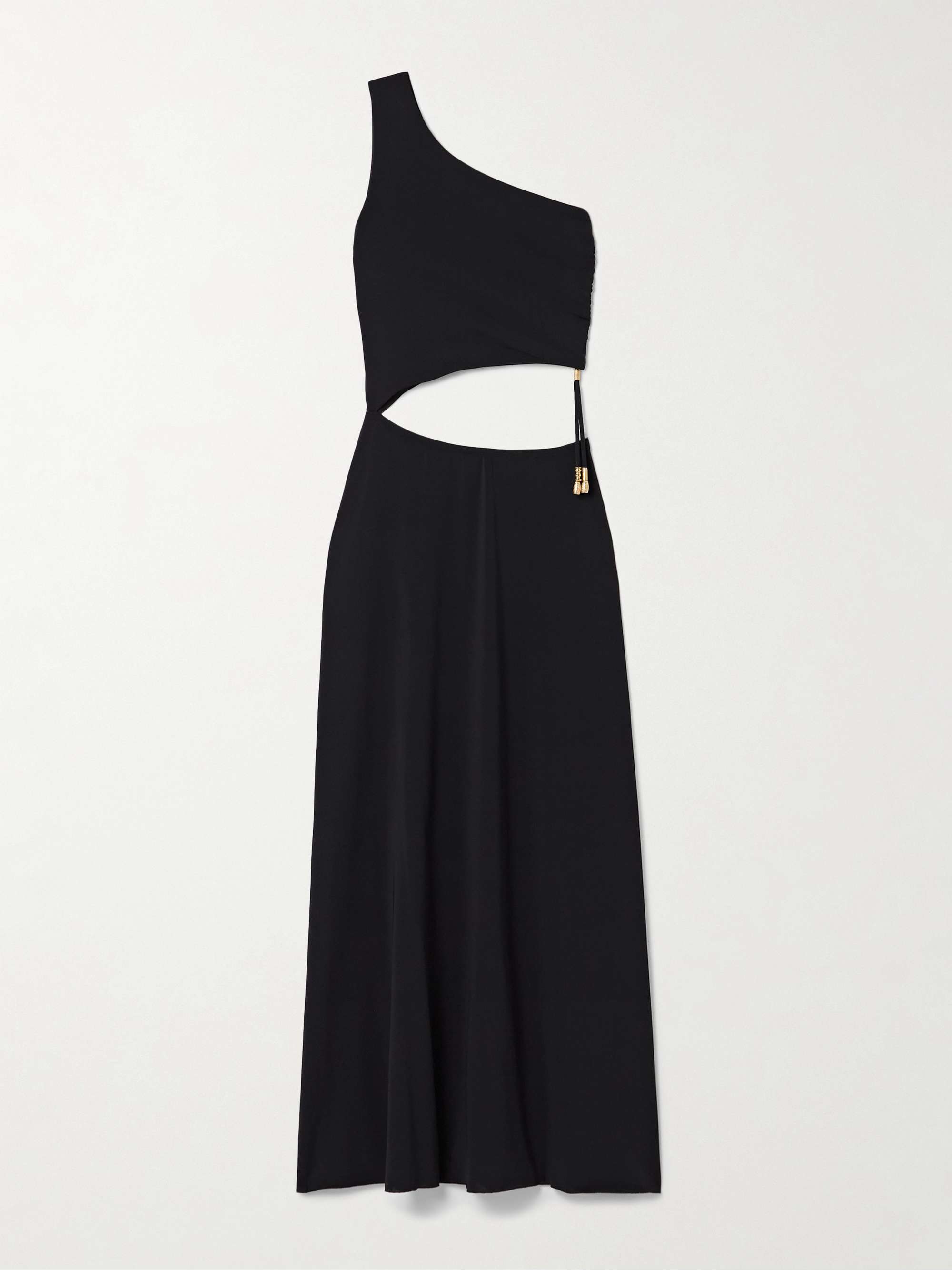 Legende one-shoulder embellished cutout stretch-jersey maxi dress hero visual