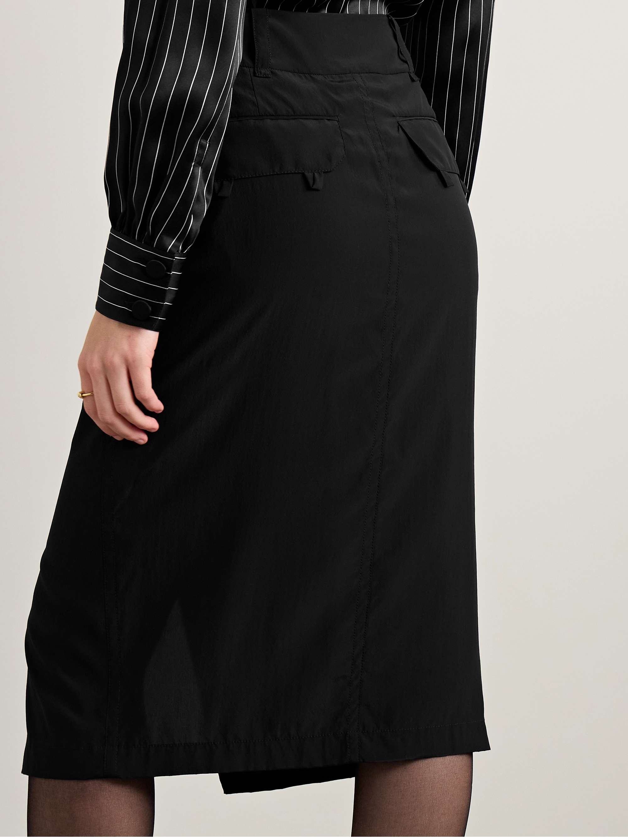 Silk skirt view