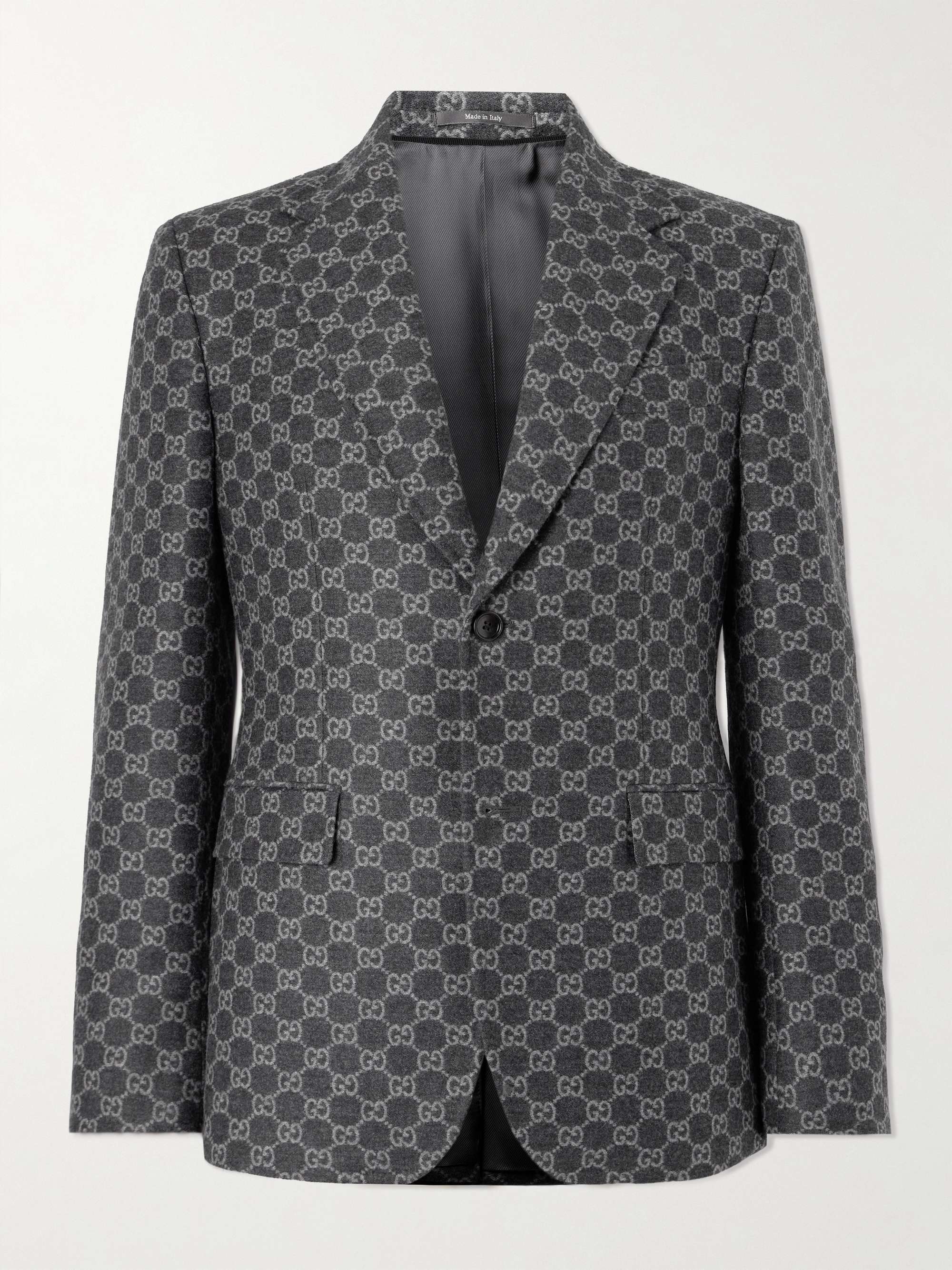 Monogrammed Wool Suit Jacket hero visual