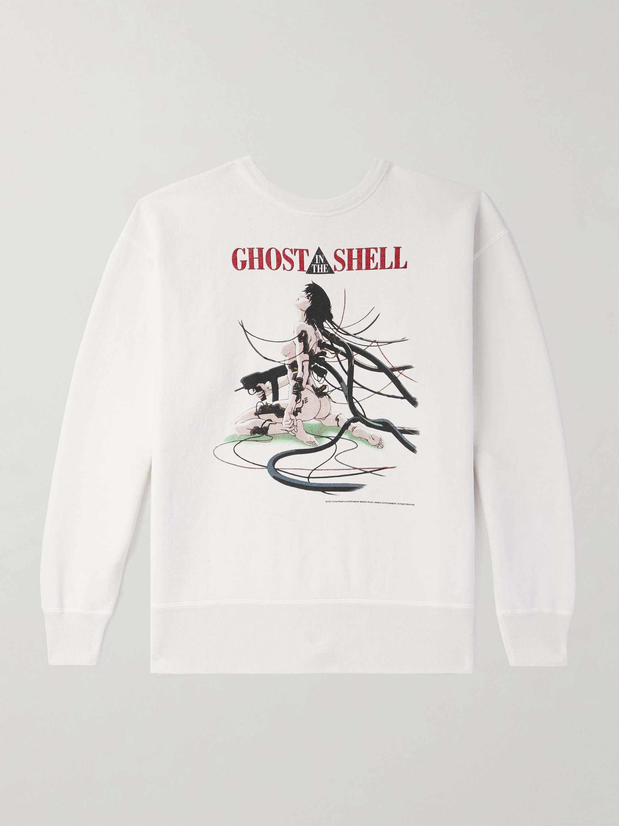 + Ghost in the Shell Printed Cotton-Jersey Sweatshirt hero visual