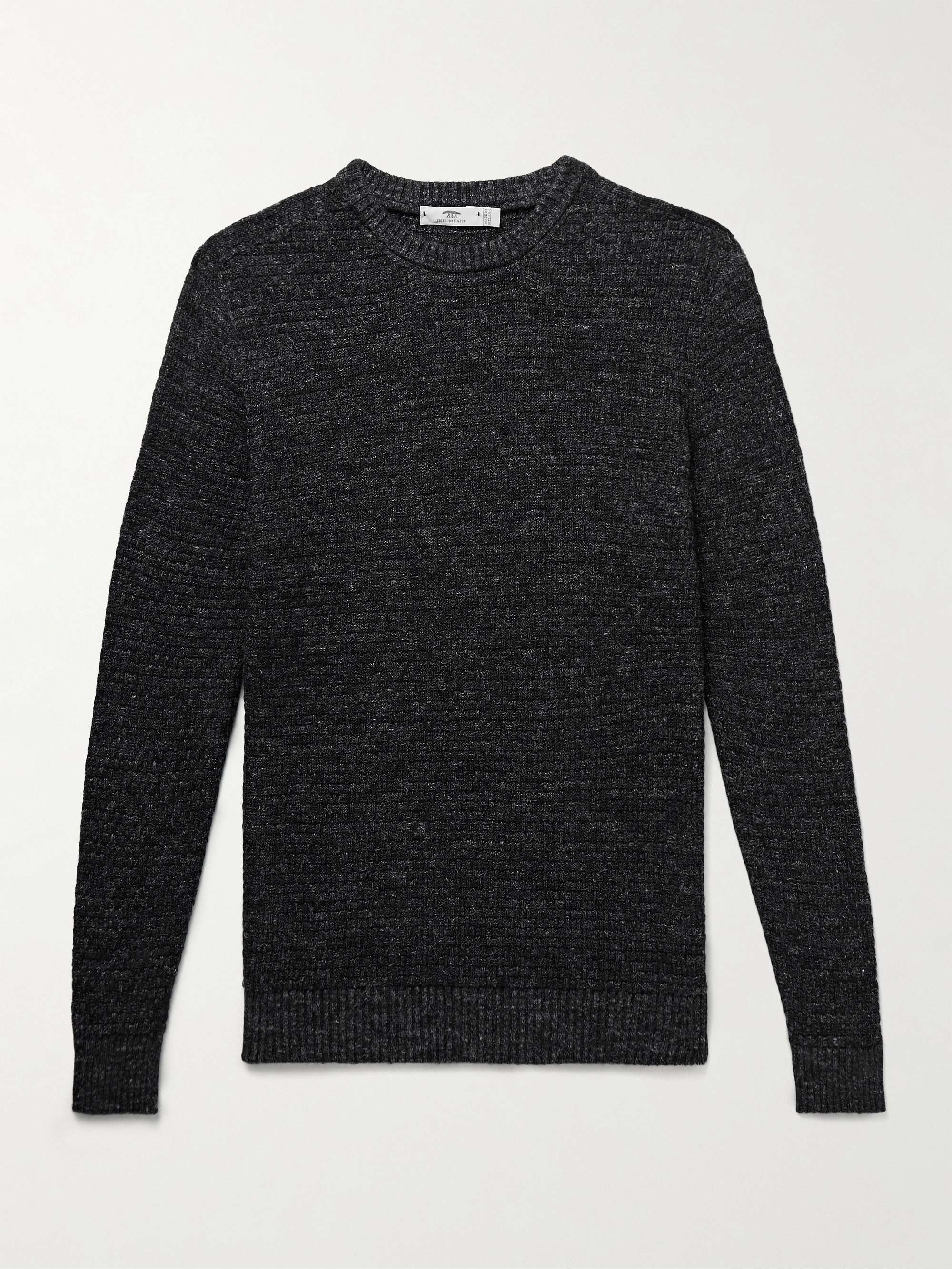 Caoladoir Basketweave Linen, Cashmere, Silk and Cotton-Blend Sweater hero visual
