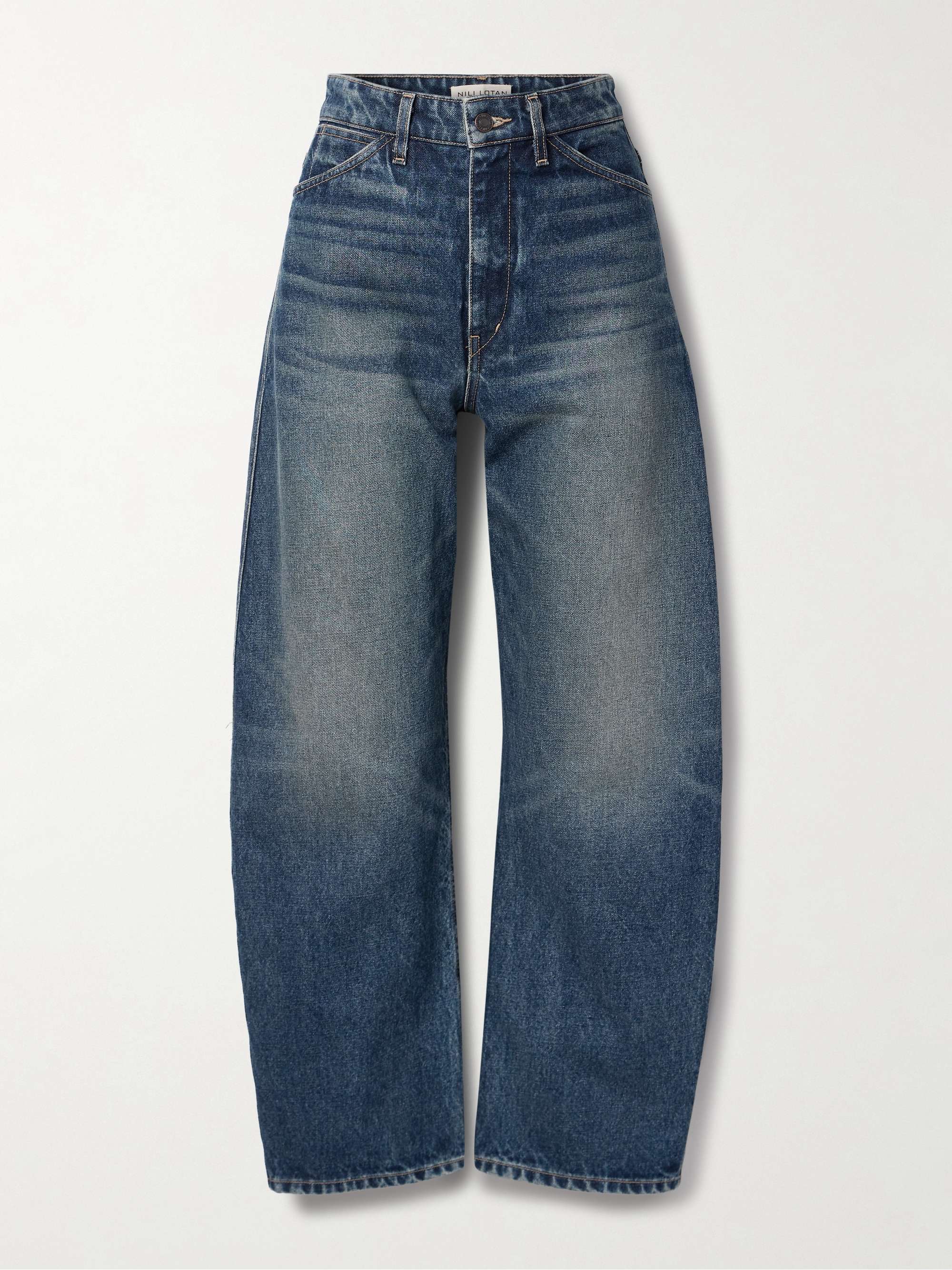 Otis mid-rise barrel-leg jeans hero visual