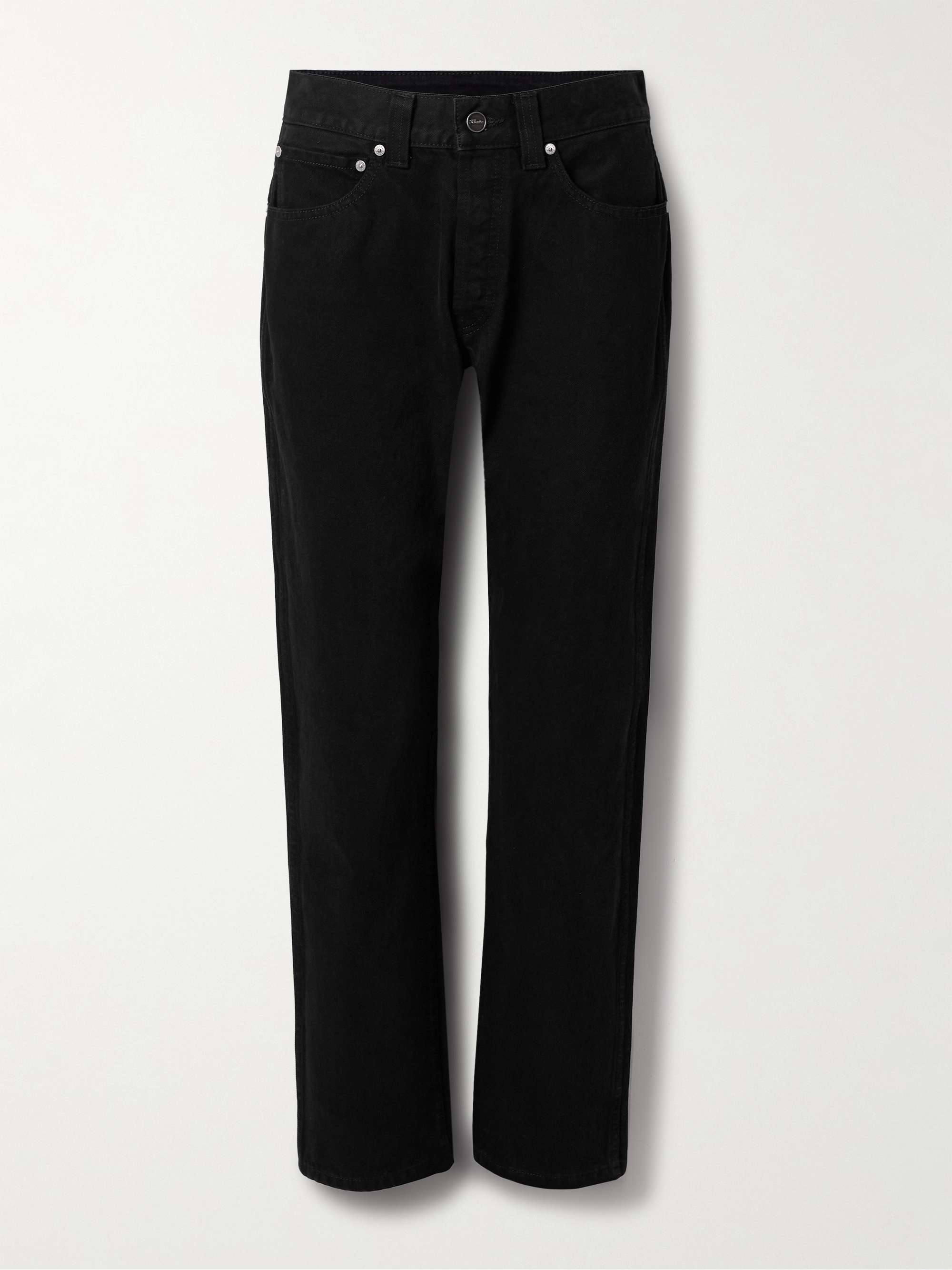 Callum high-rise straight-leg jeans hero visual