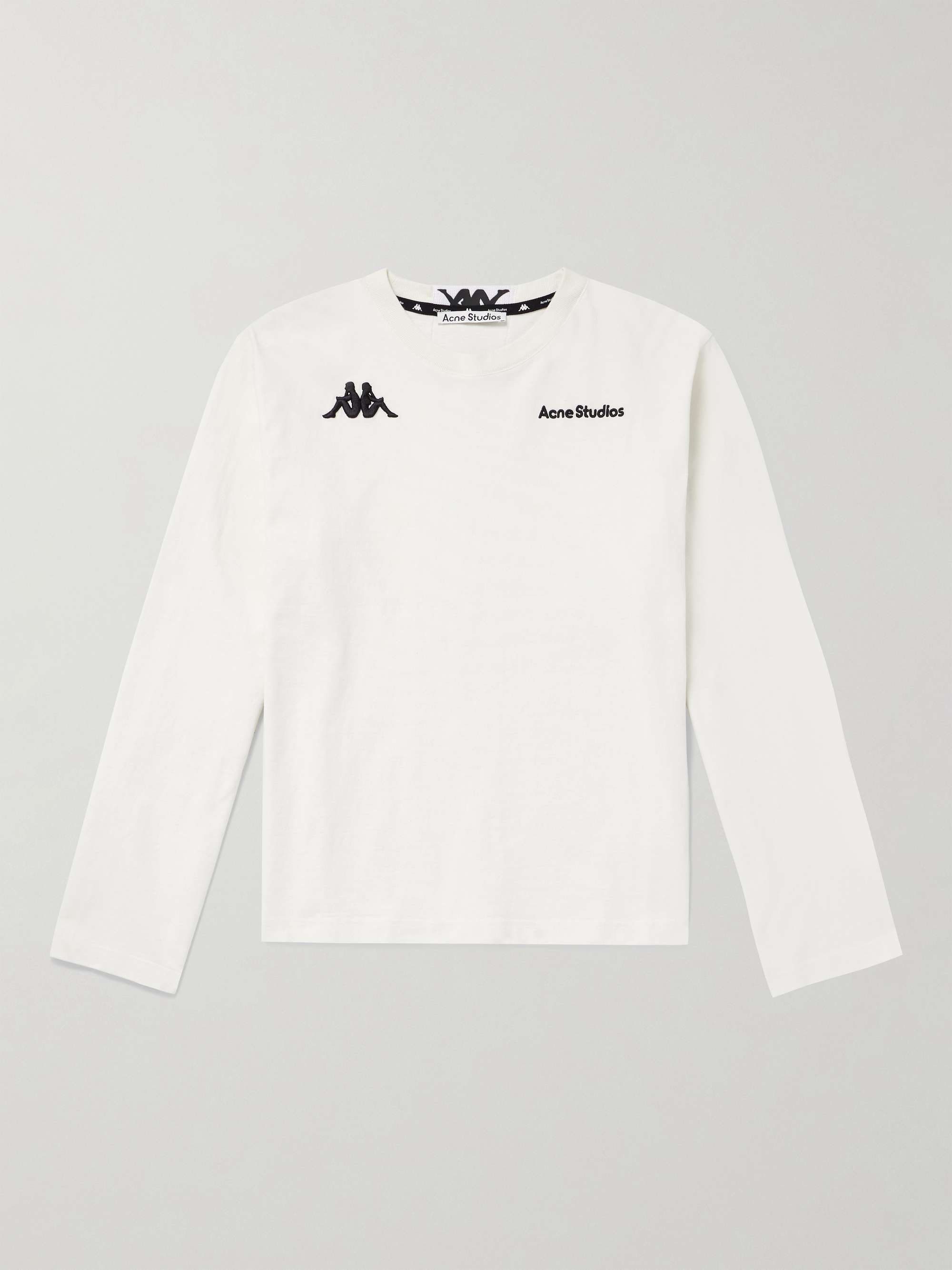 + Kappa Logo-Embroidered Appliquéd Cotton-Jersey T-Shirt hero visual