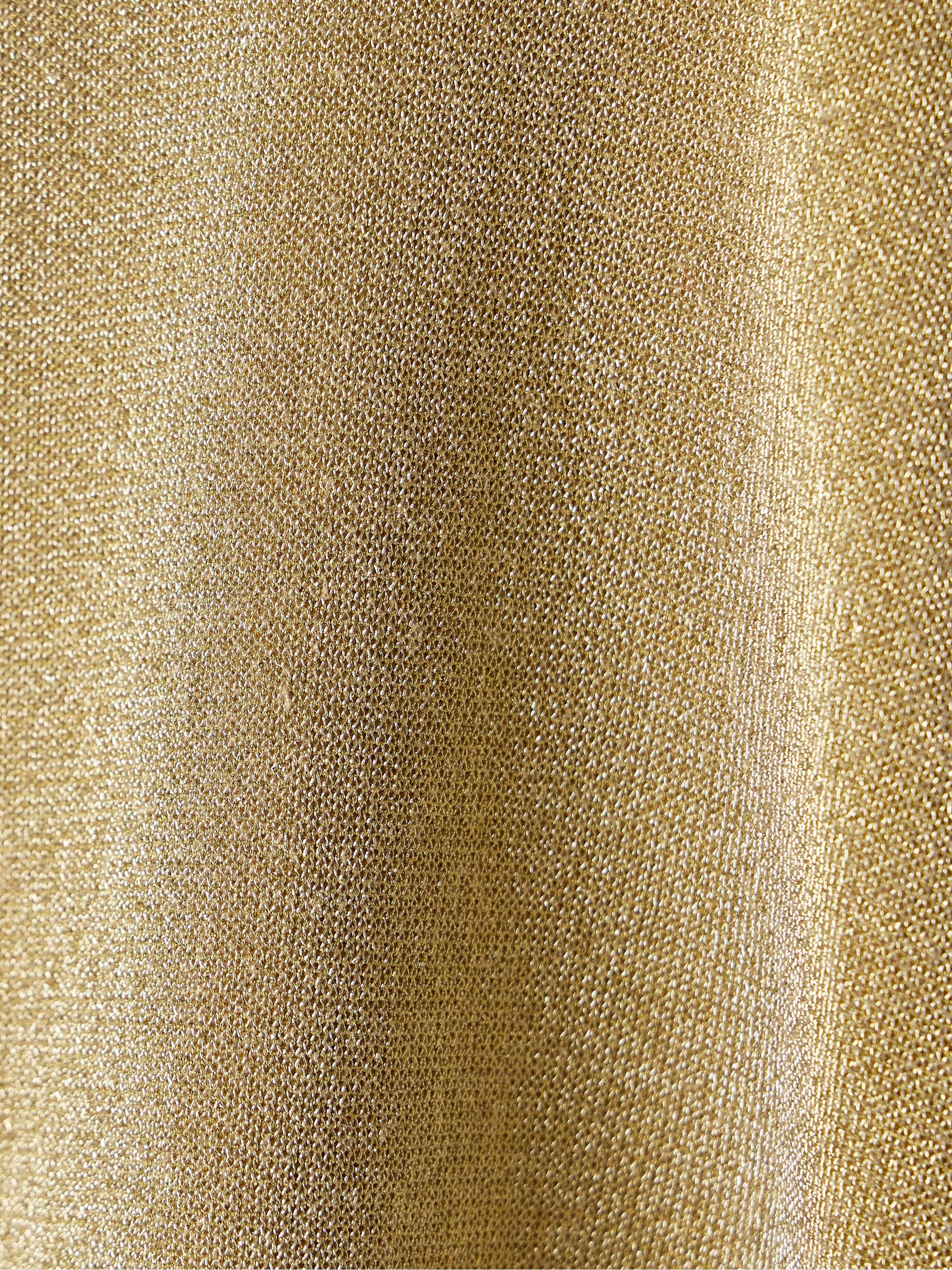 Kaylilah metallic knitted open-back turtleneck mini dress view