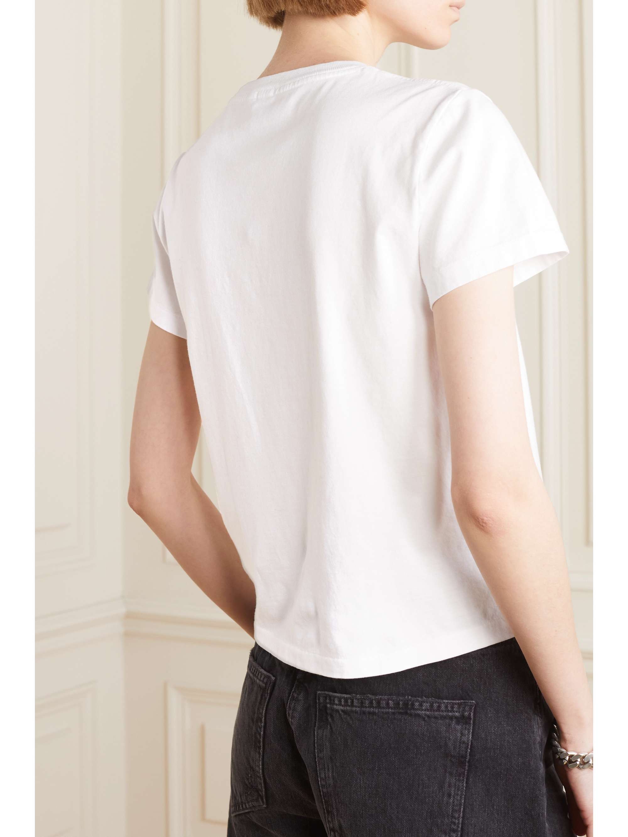 Recycled cotton-jersey T-shirt view