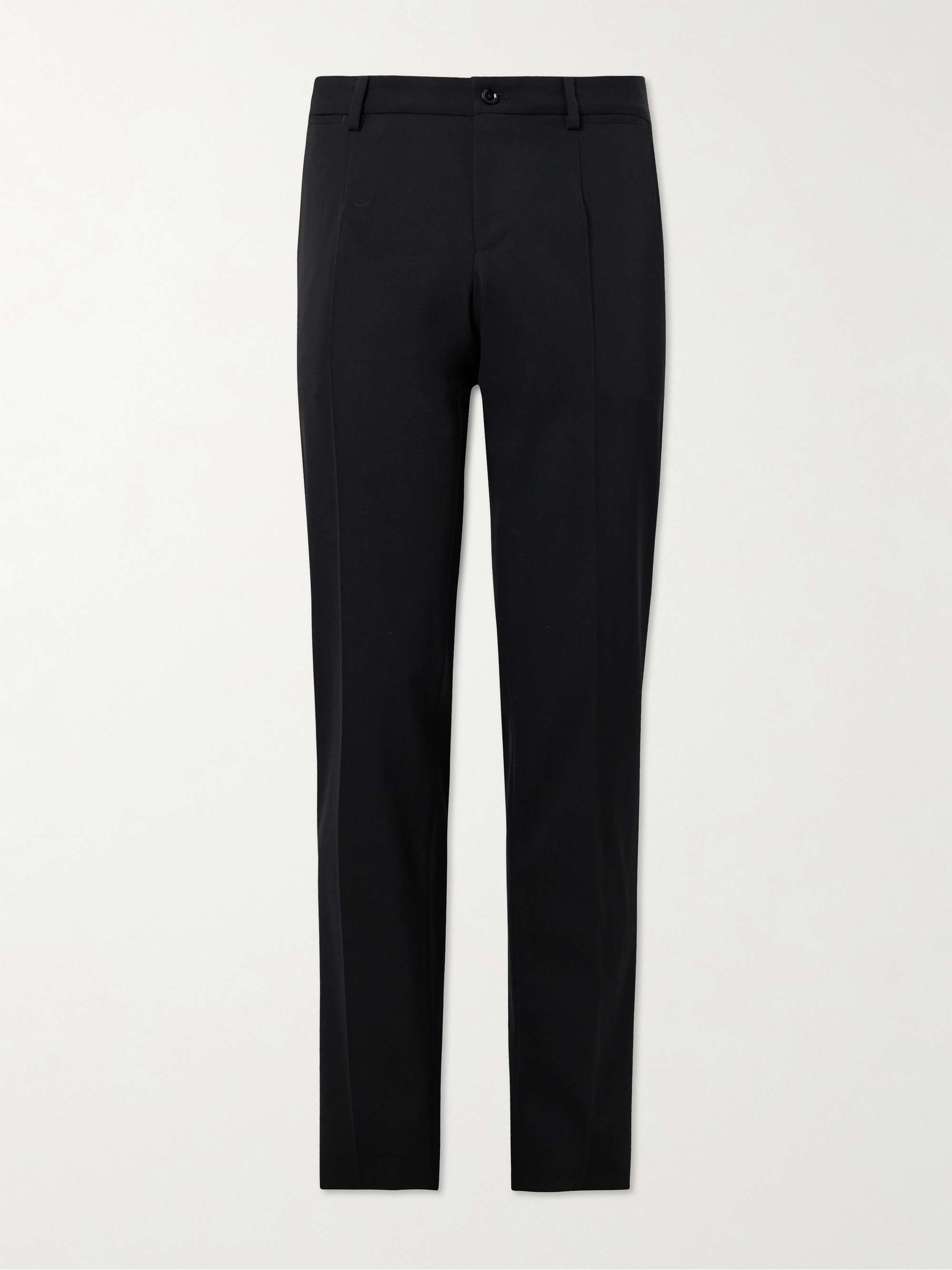 Straight-Leg Stretch-Wool Twill Trousers hero visual
