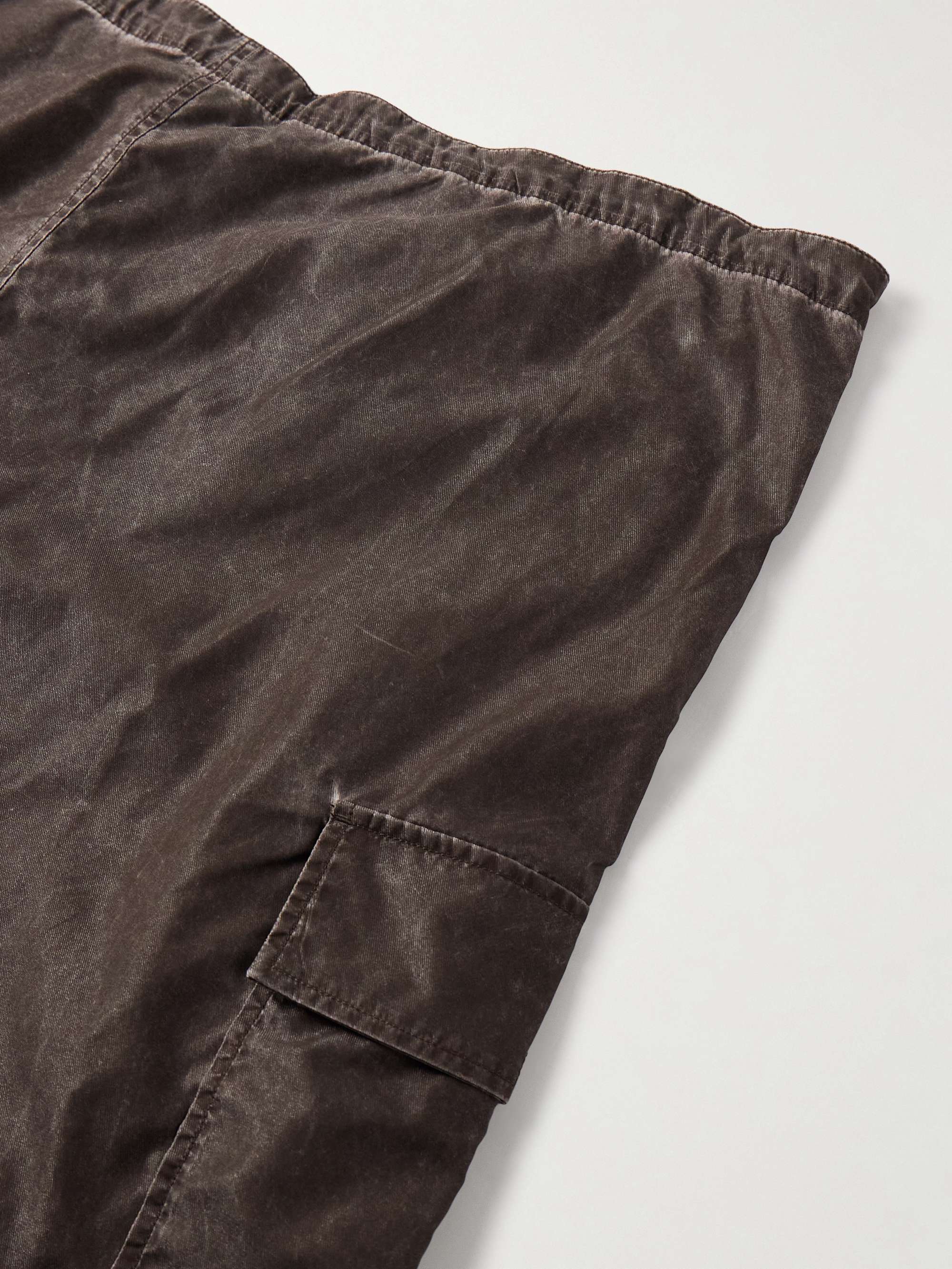 Way Straight-Leg Shell Drawstring Cargo Trousers view