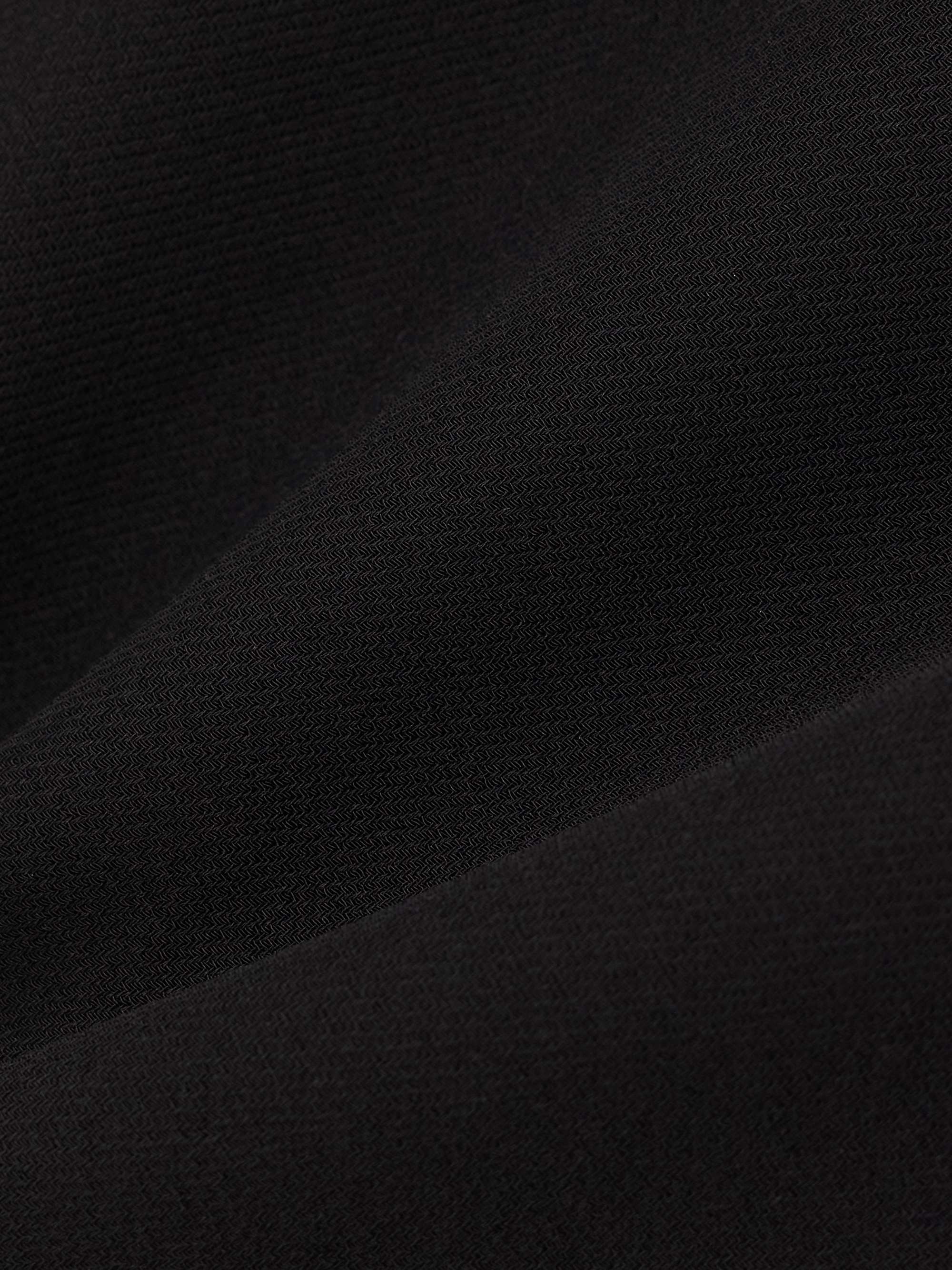 Crepe mini skirt view