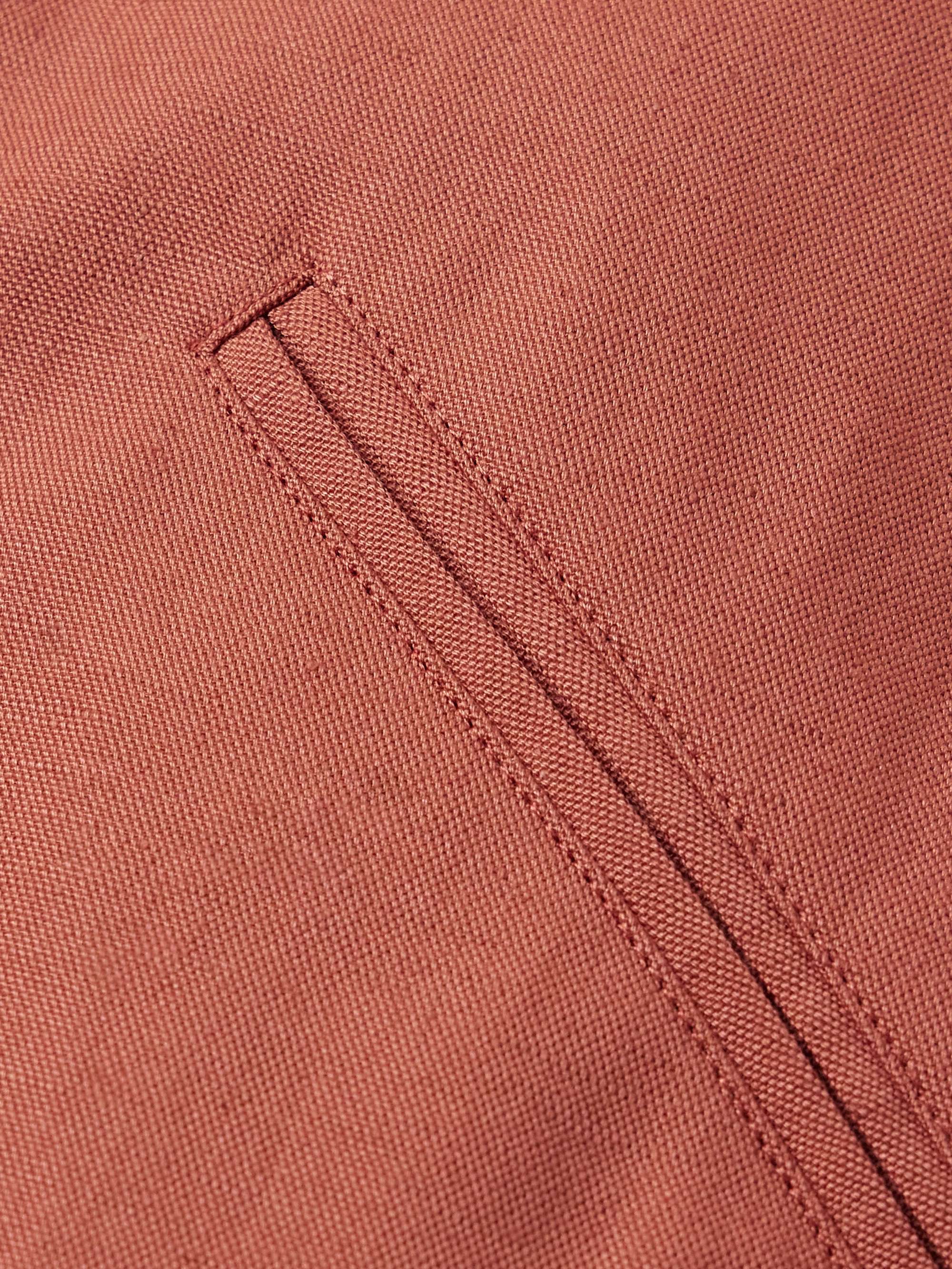 Linen, Cotton and Lyocell-Blend Bomber Jacket view