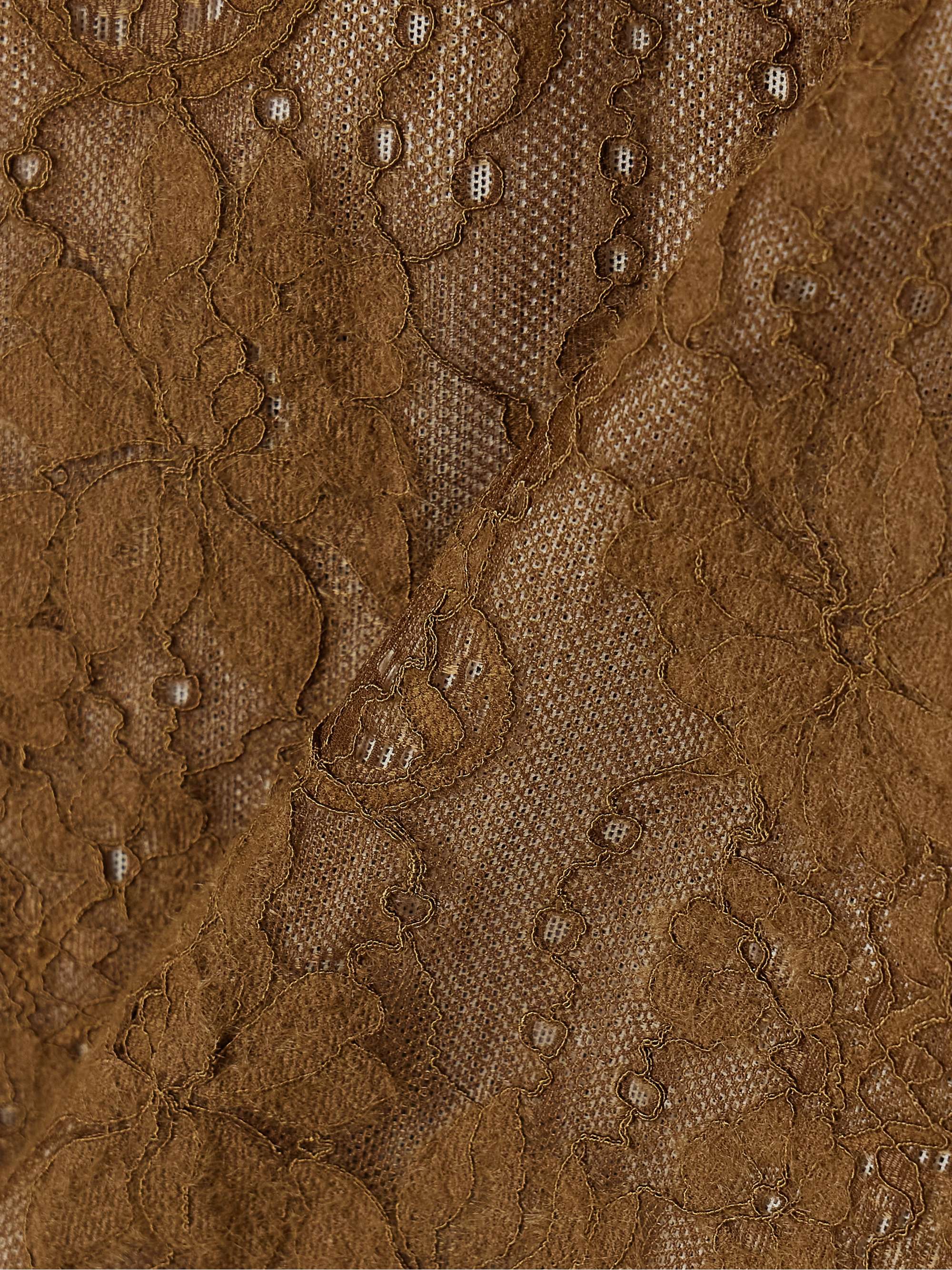 Stretch-corded lace bodysuit view
